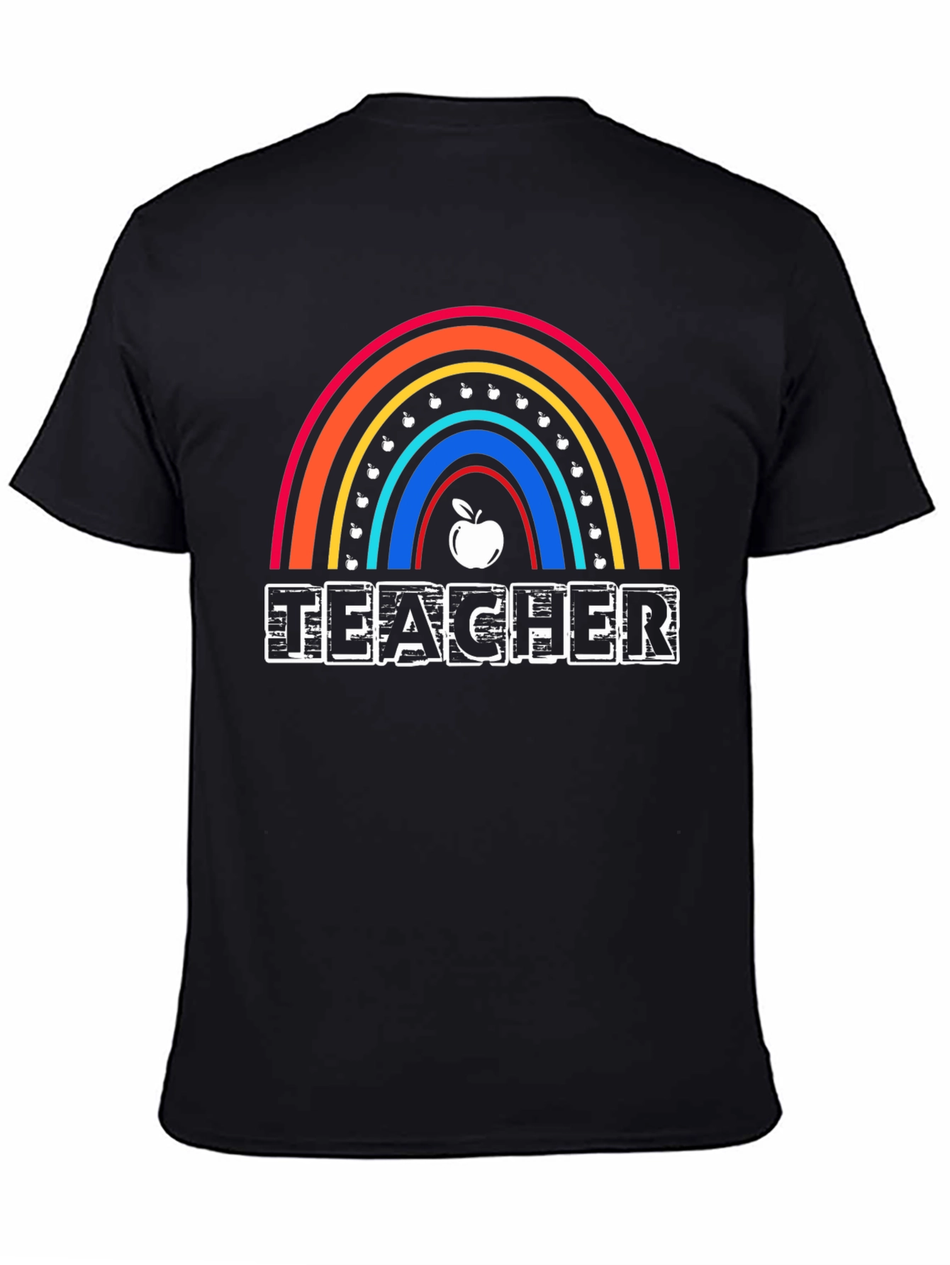 Teacher Rainbow Graphic T-Shirt
