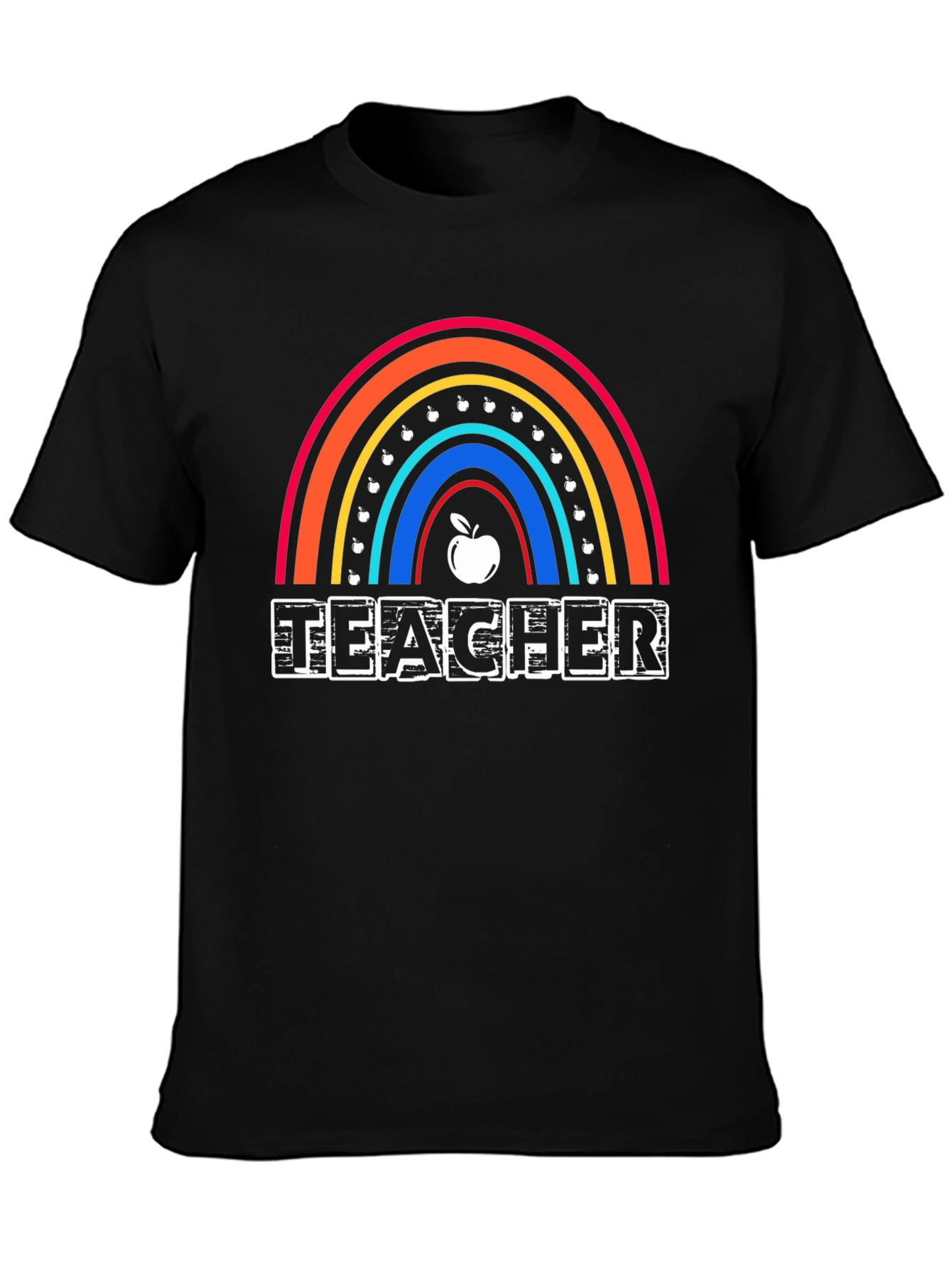 Teacher Rainbow Graphic T-Shirt