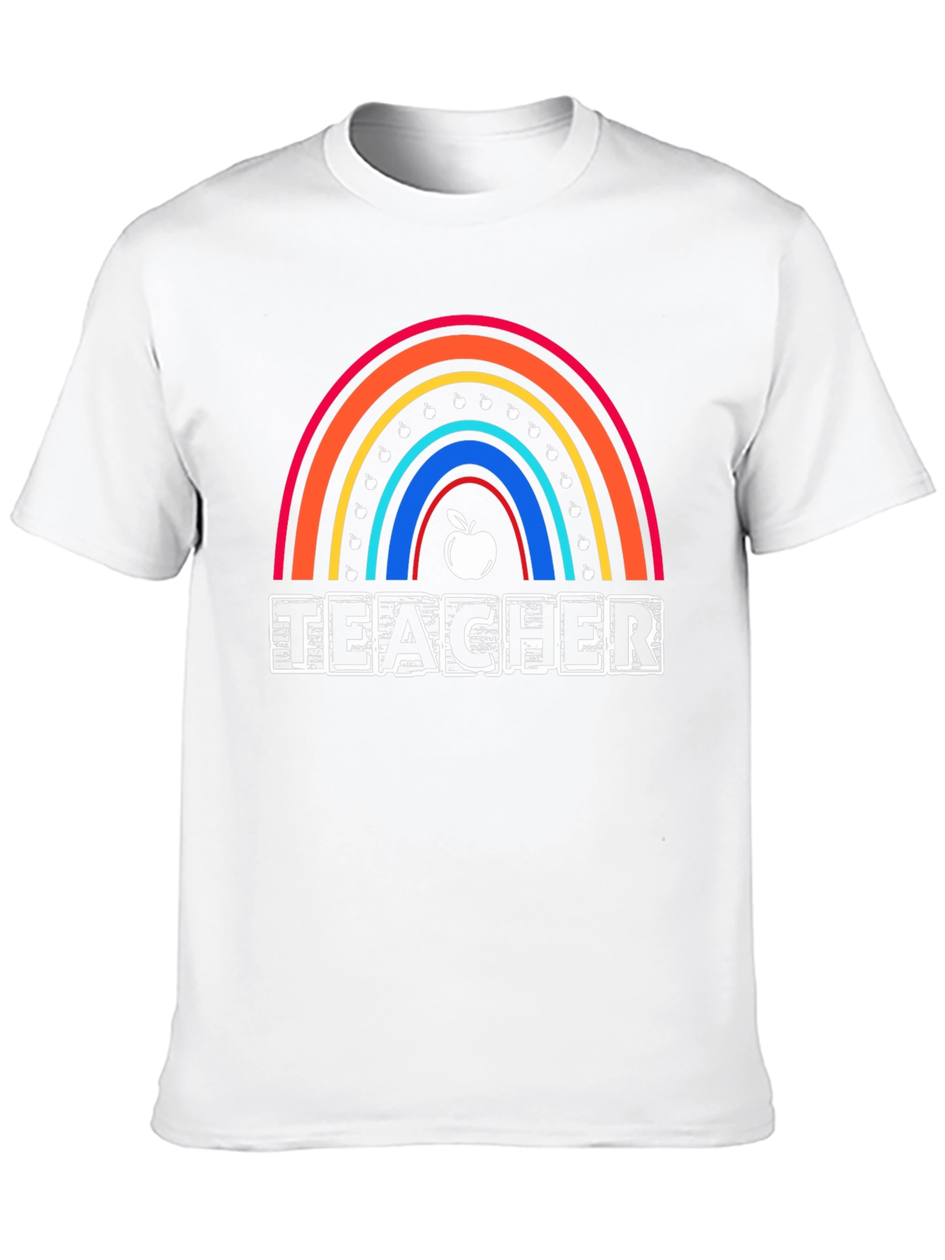 Teacher Rainbow Graphic T-Shirt
