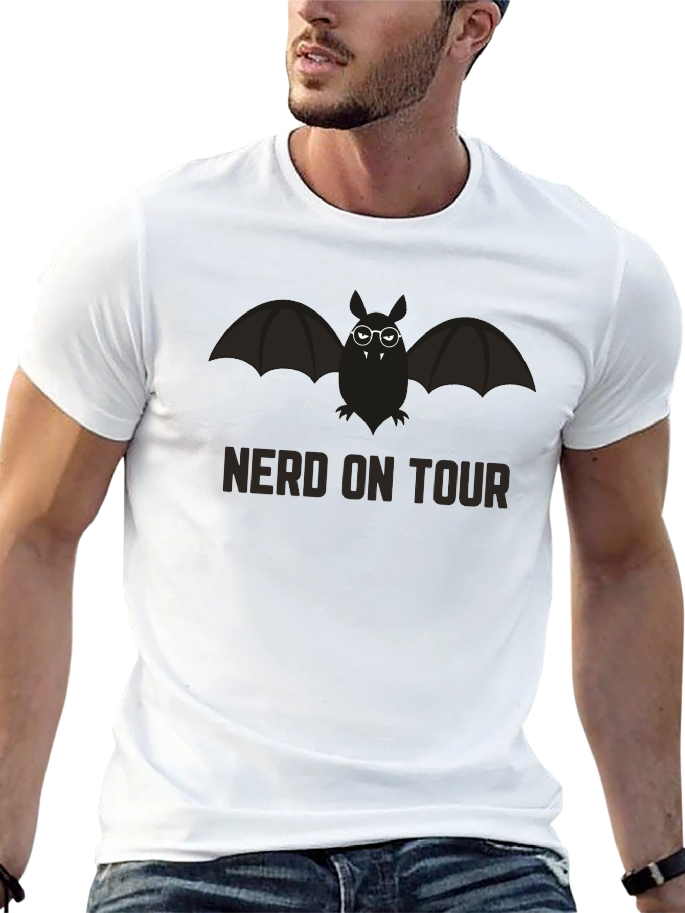 Nerd on Tour Bat Graphic Tee