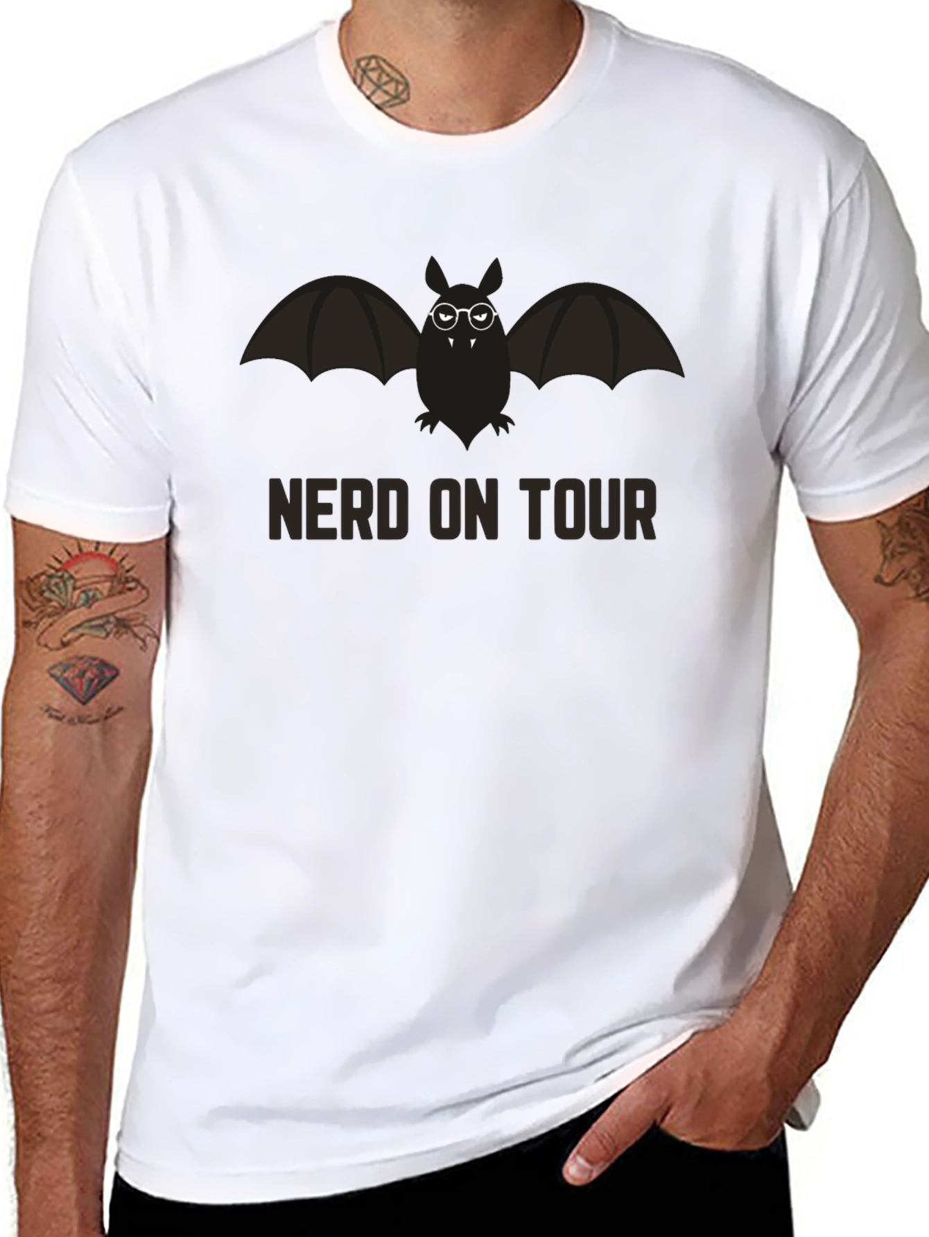 Nerd on Tour Bat Graphic Tee