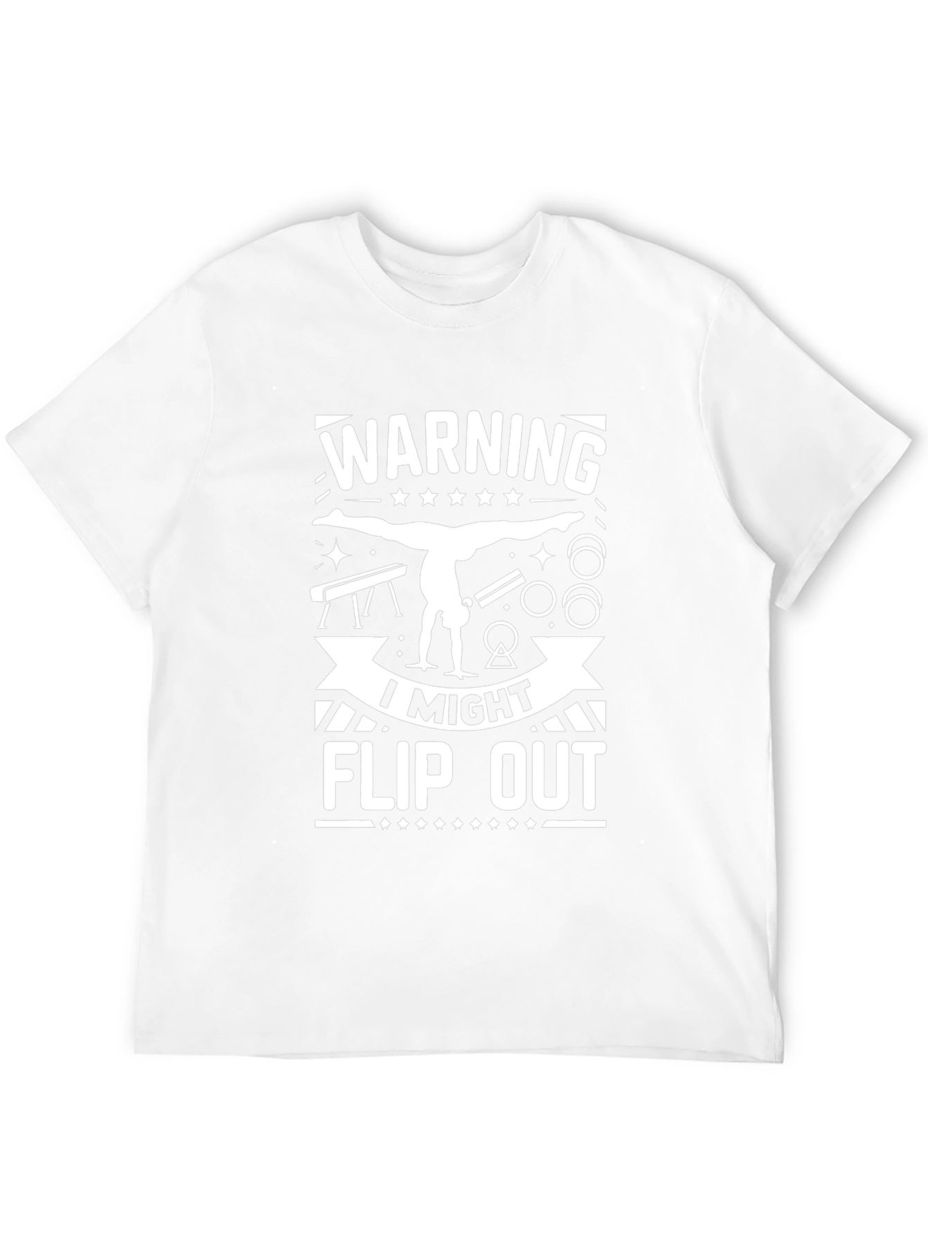 Warning May Flip Out Gymnastics T-Shirt