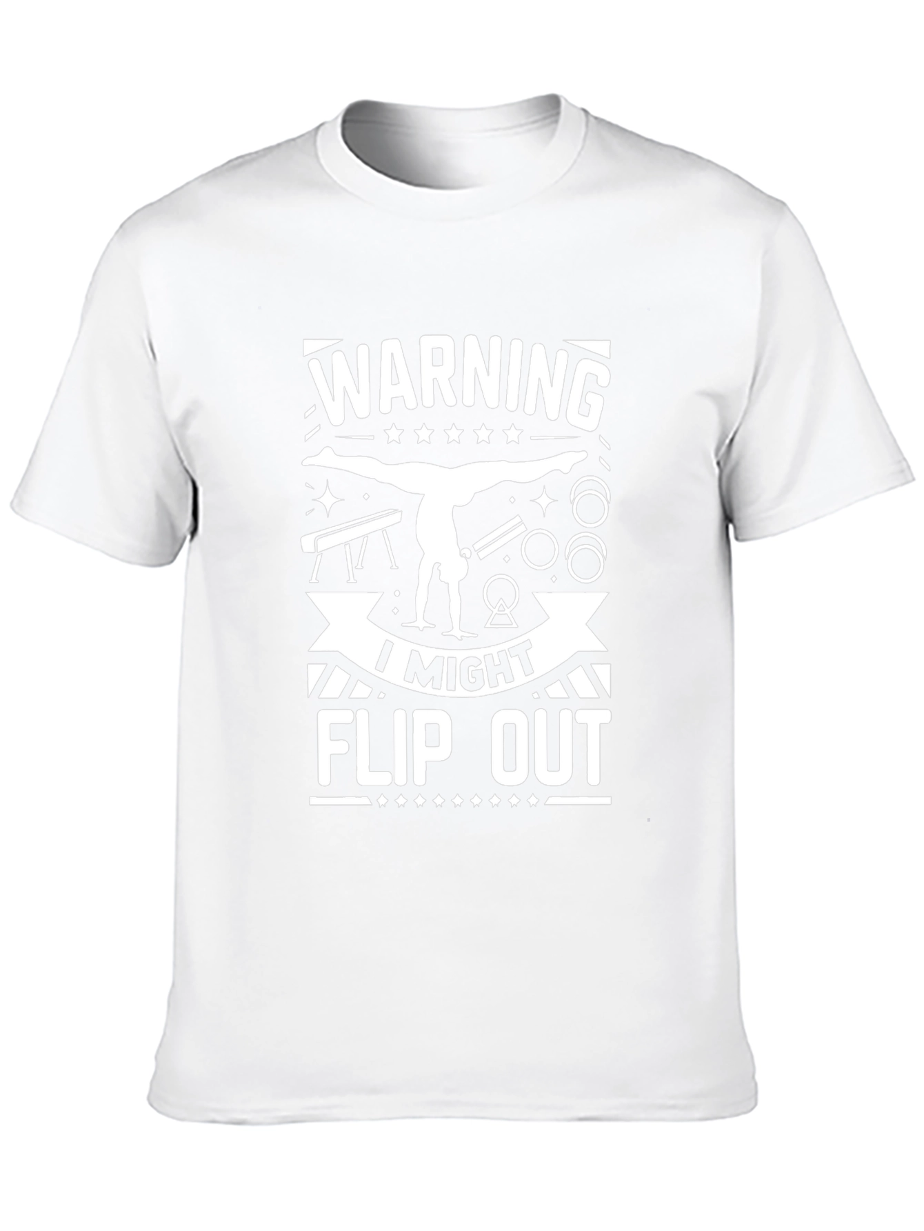 Warning May Flip Out Gymnastics T-Shirt