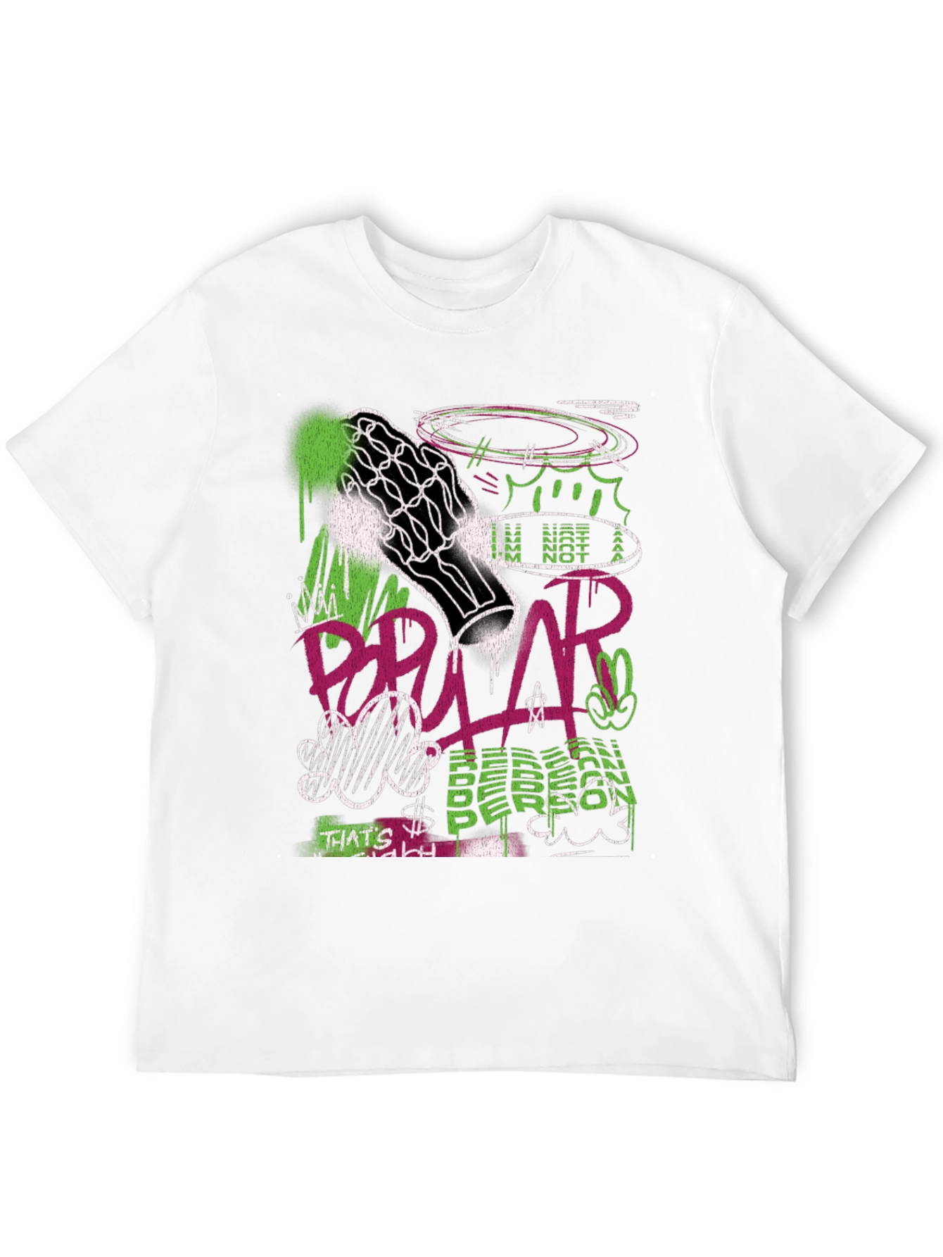 Streetwear Graffiti Graphic T-Shirt