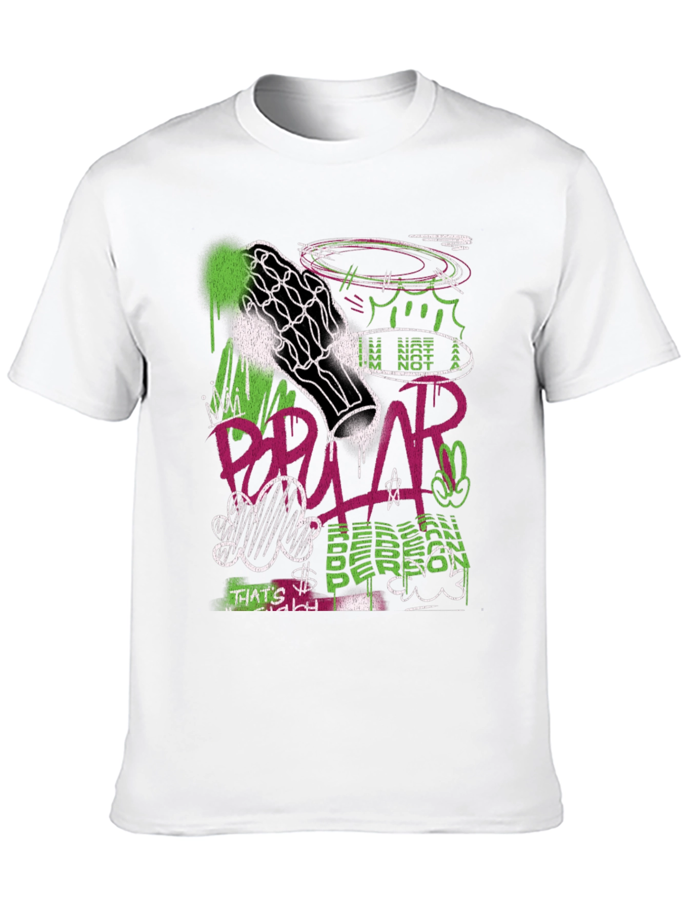 Streetwear Graffiti Graphic T-Shirt