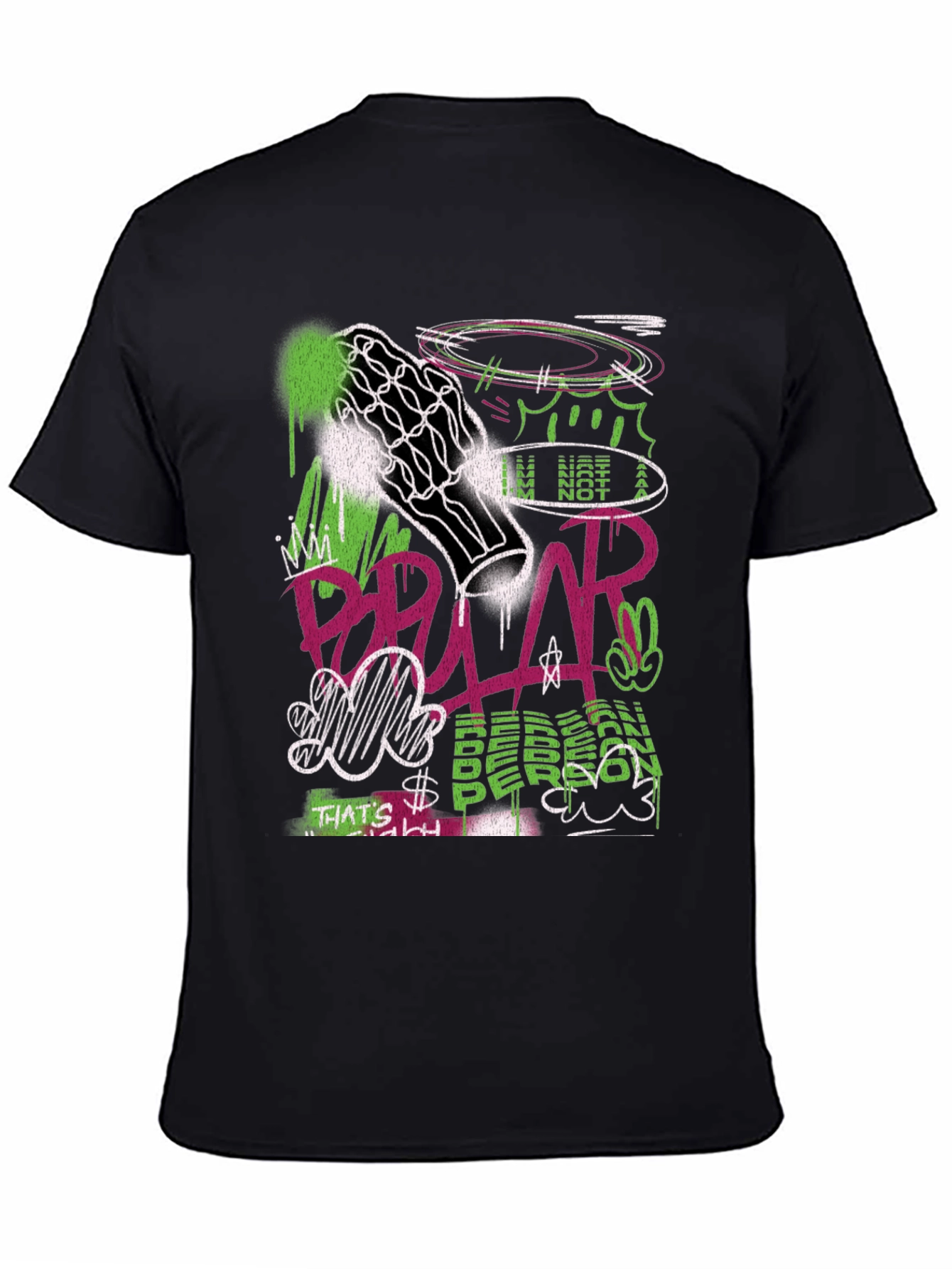Streetwear Graffiti Graphic T-Shirt