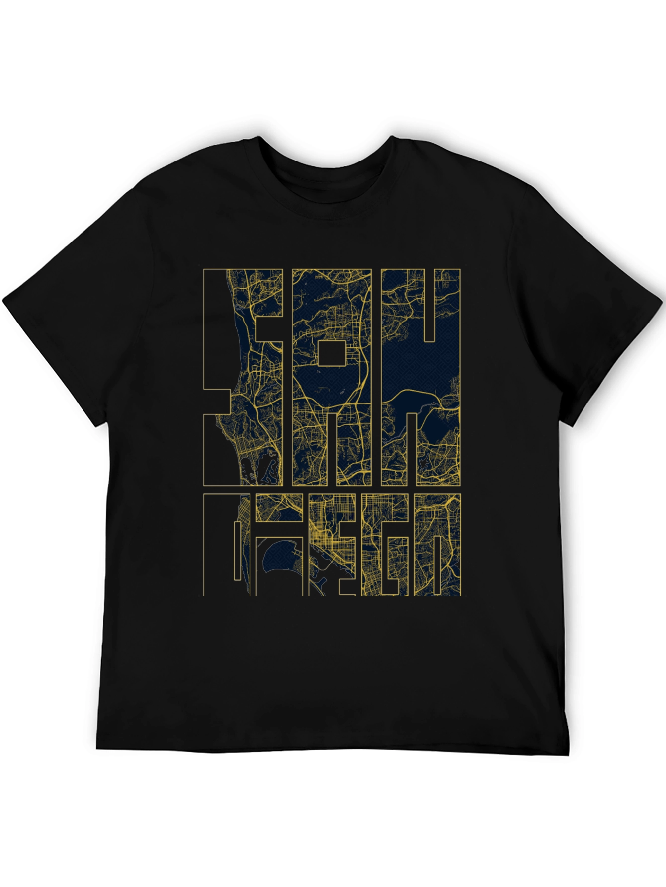 City Map Graphic Tee - Modern Streetwear