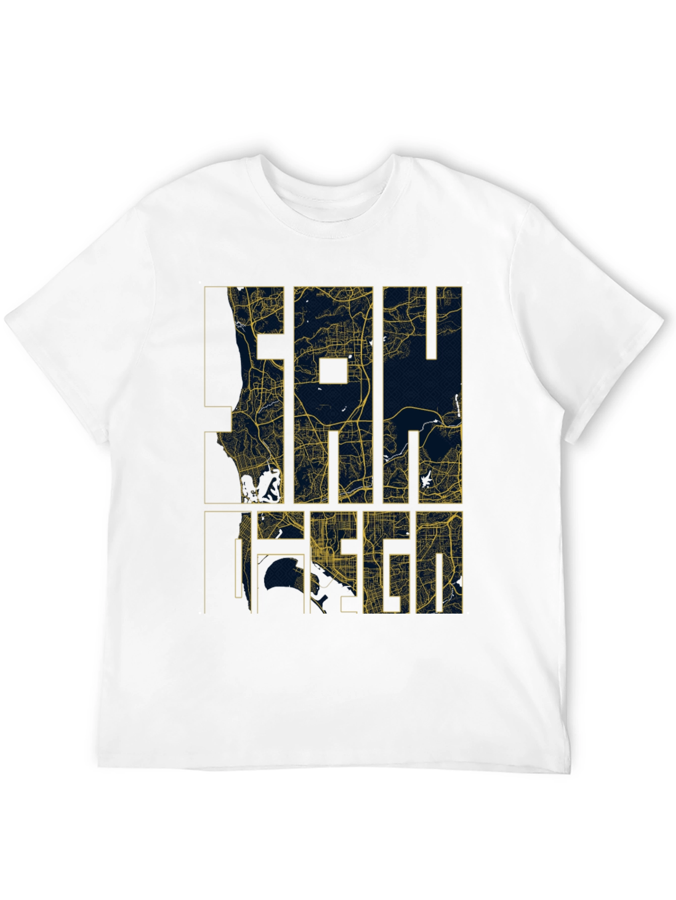 City Map Graphic Tee - Modern Streetwear