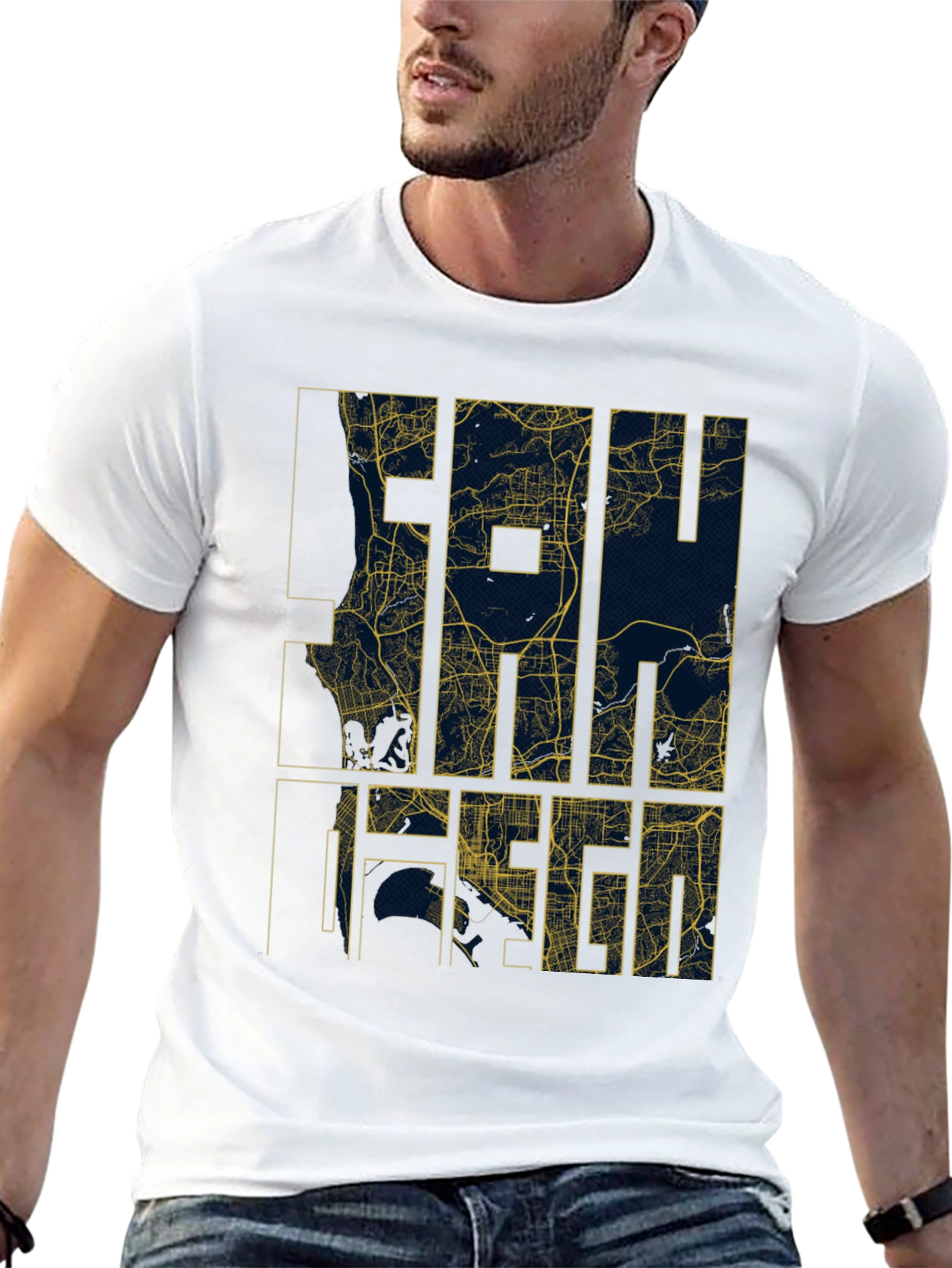 City Map Graphic Tee - Modern Streetwear