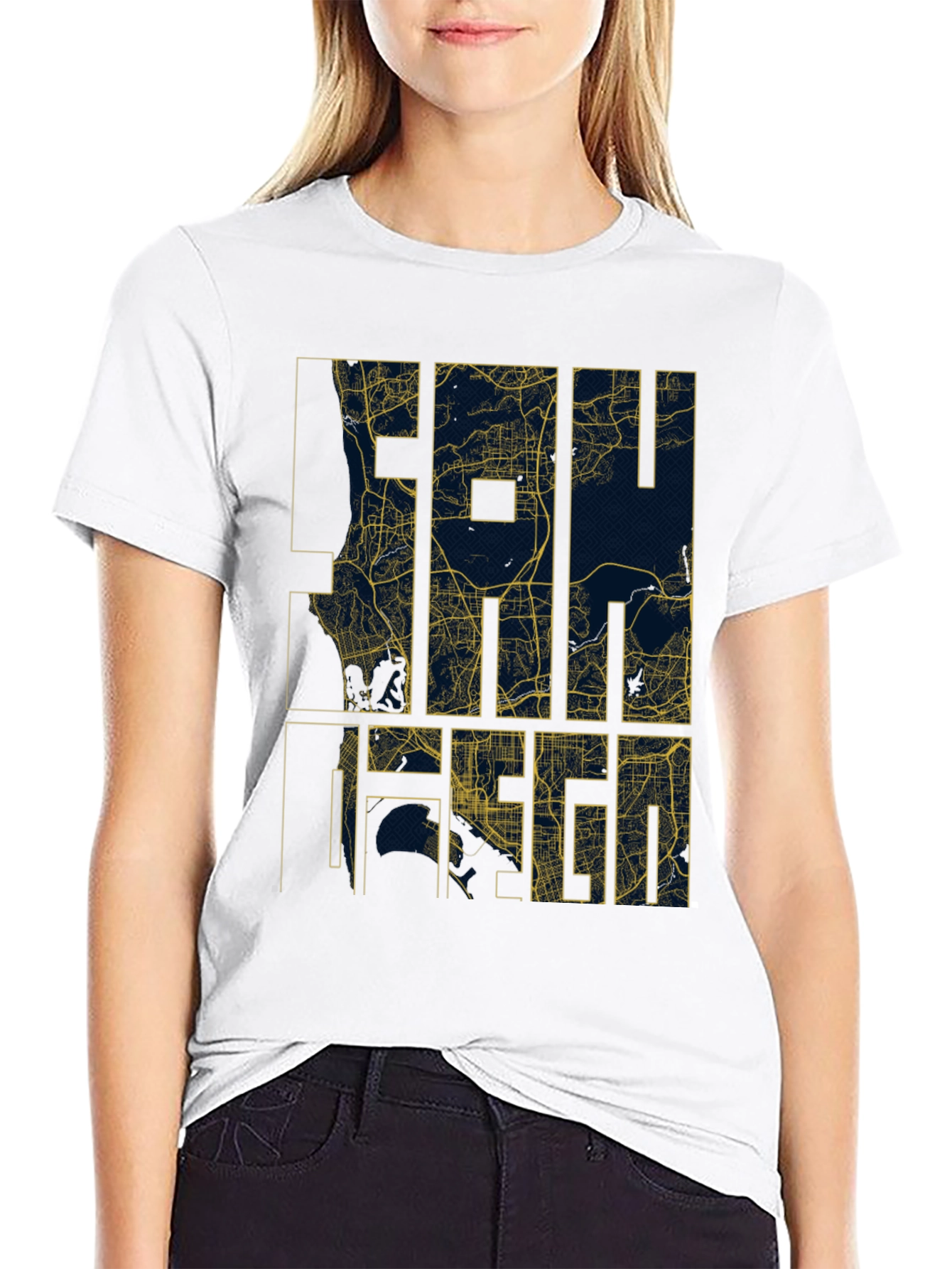 City Map Graphic Tee - Modern Streetwear