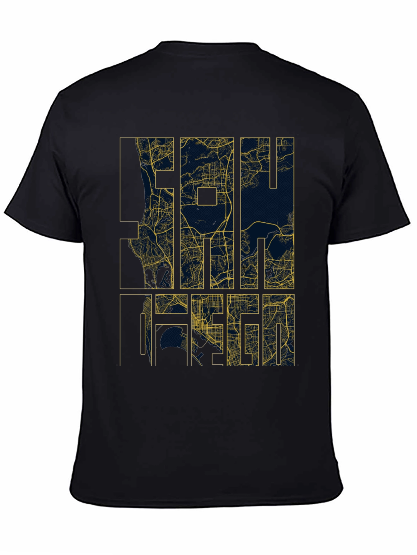 City Map Graphic Tee - Modern Streetwear