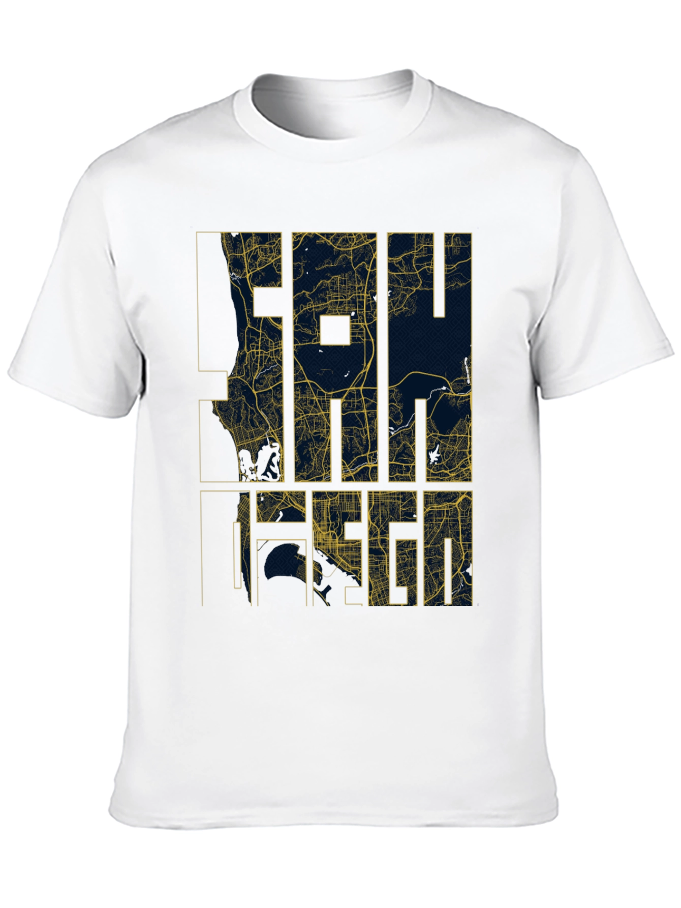 City Map Graphic Tee - Modern Streetwear