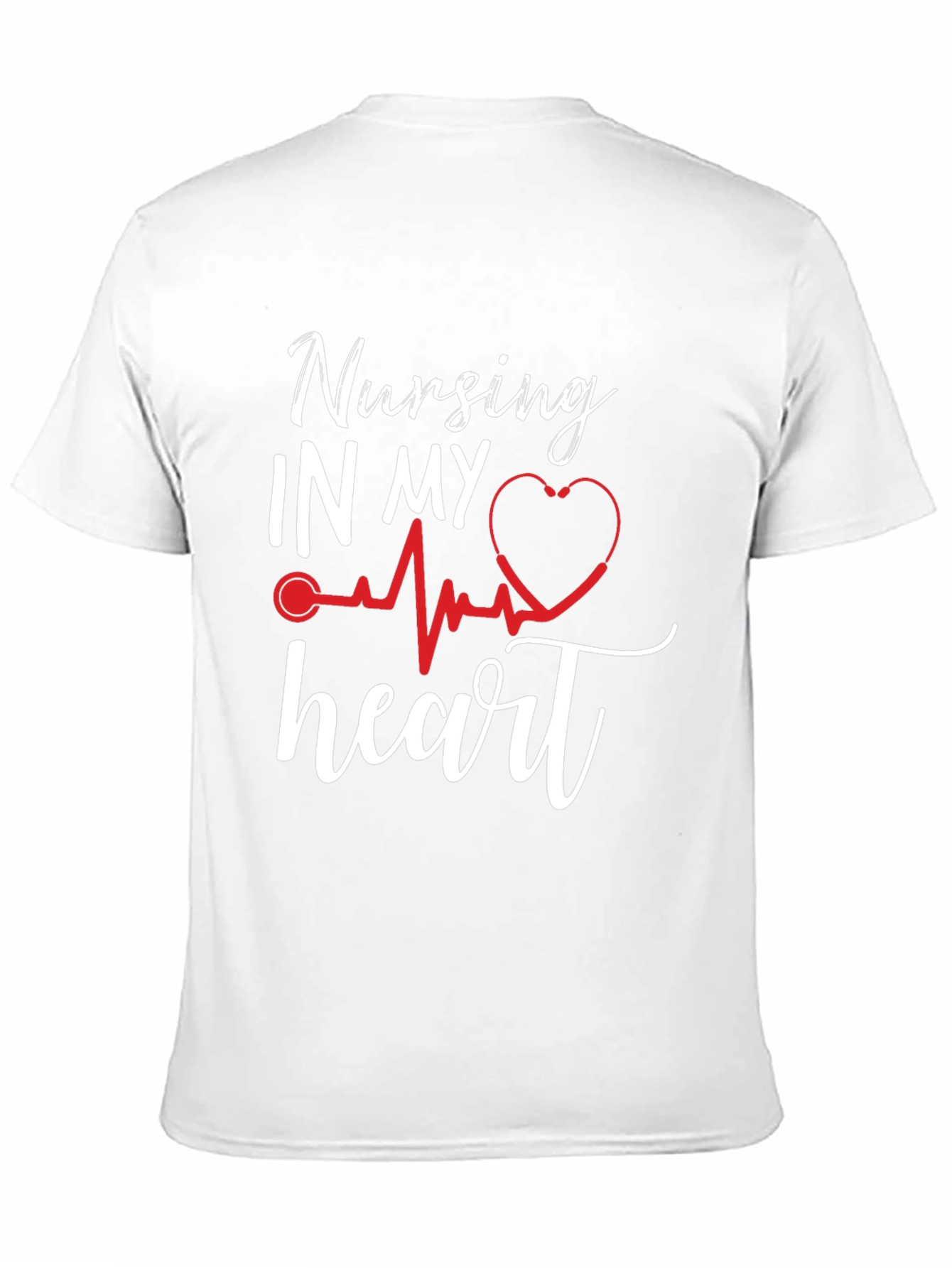 Nursing In My Heart T-Shirt Nurse Love Gift