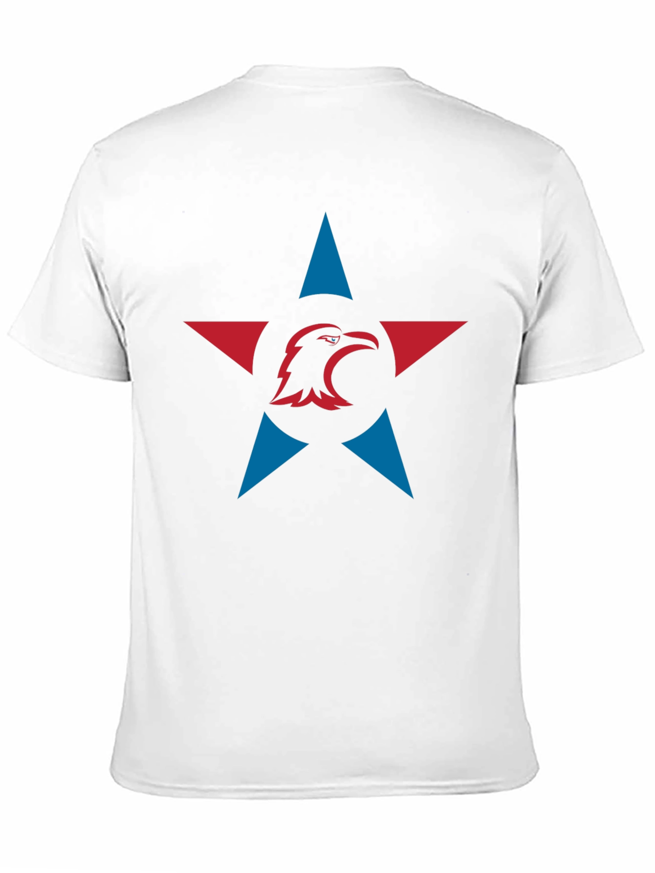 Eagle Star Graphic Tee - Black Cotton Blend T-Shirt
