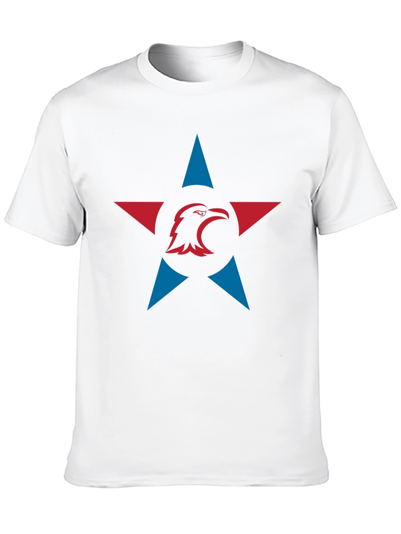 Eagle Star Graphic Tee - Black Cotton Blend T-Shirt