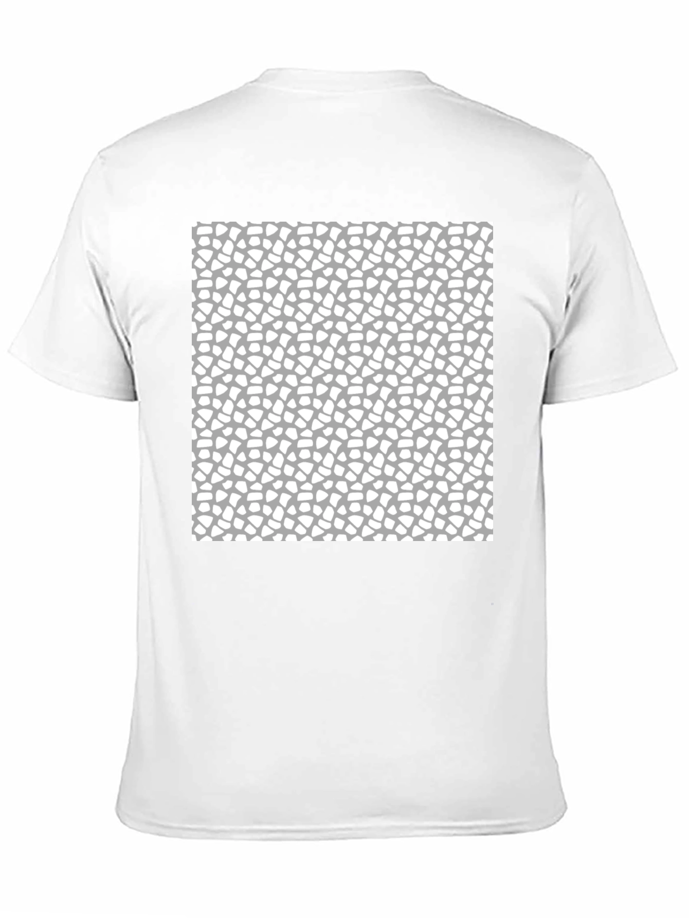 Modern Abstract Pattern Black T-Shirt