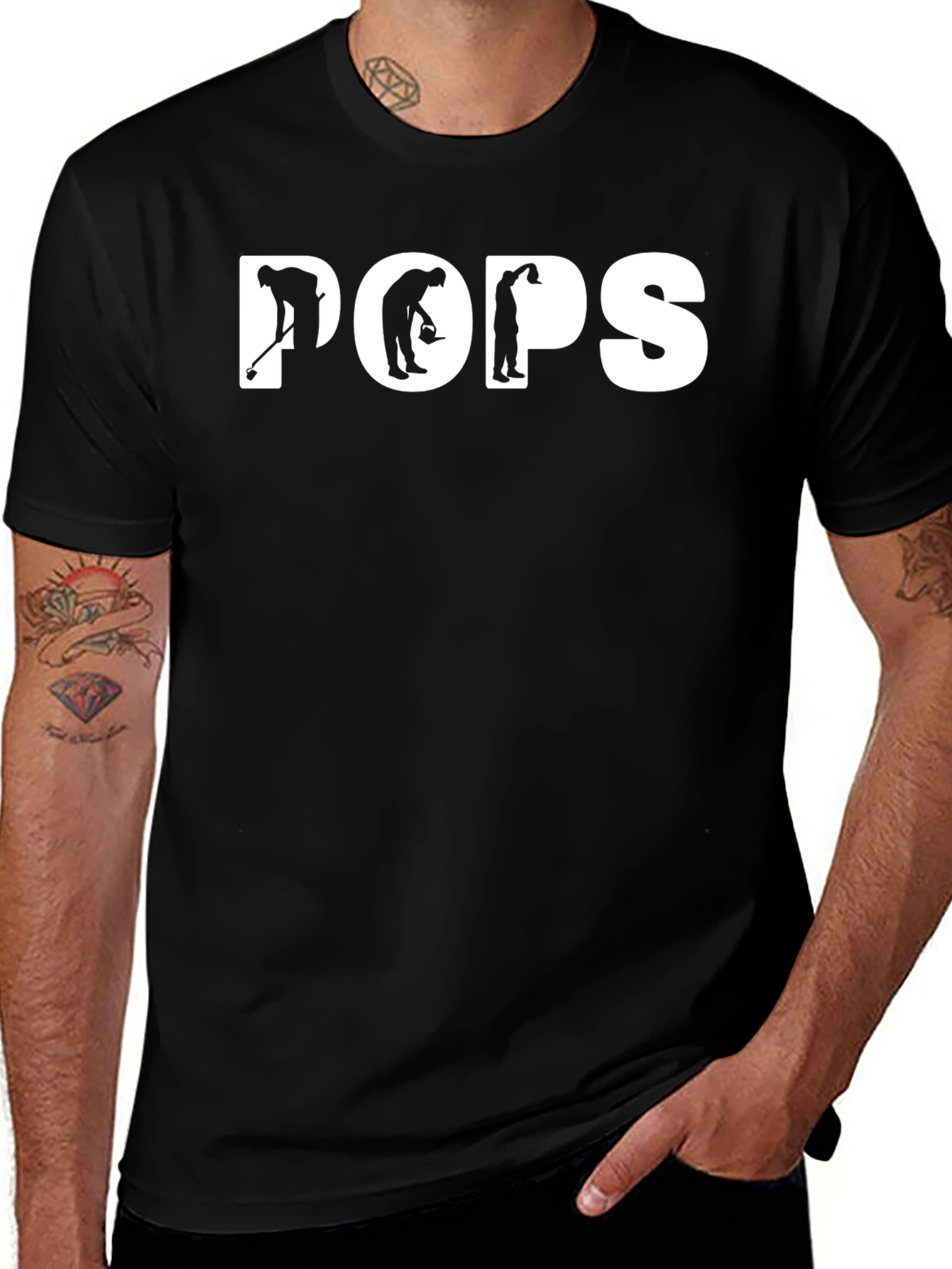 Gardener POPS Graphic Tee - Black