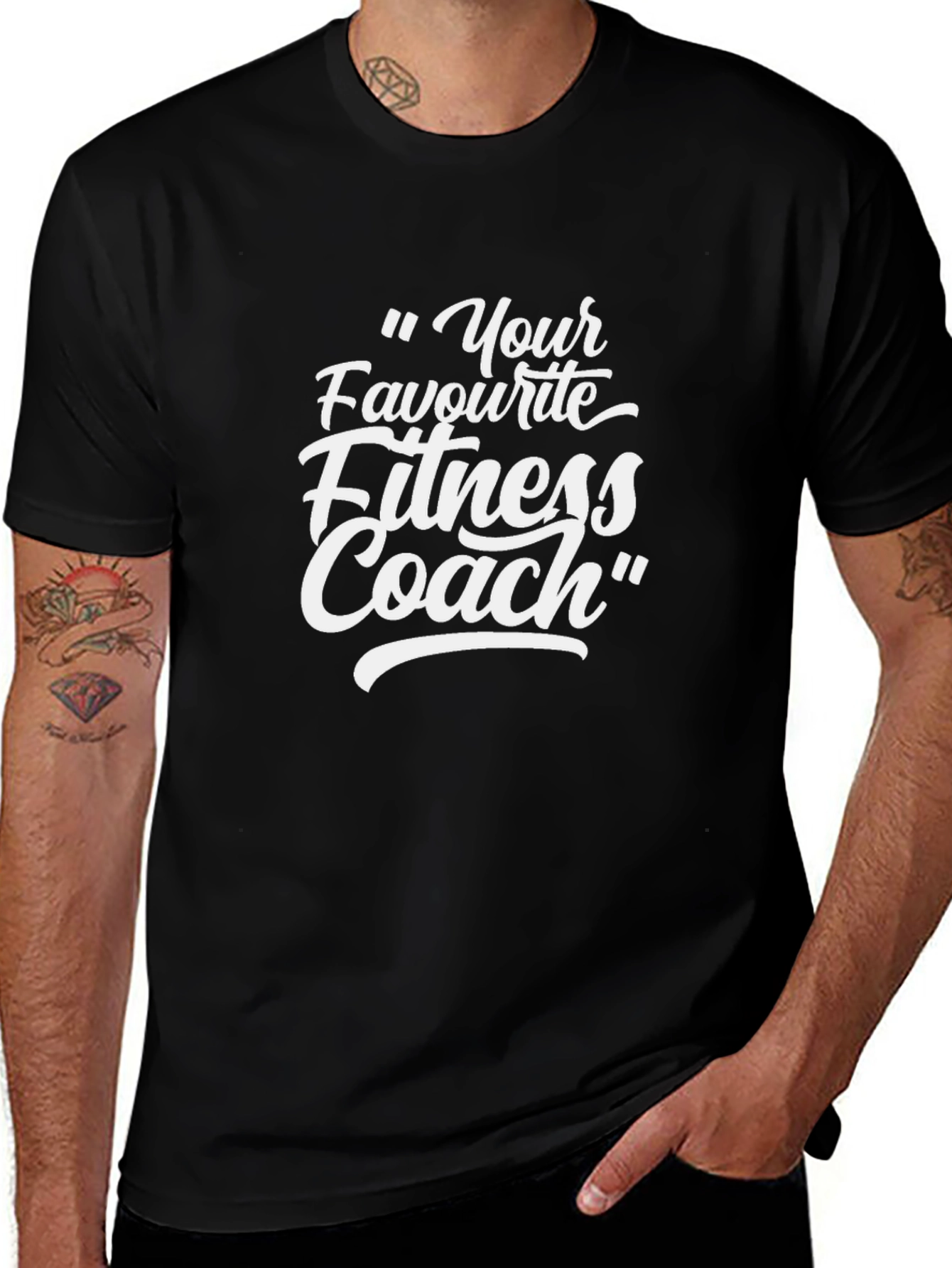 Your Favourite Fitness Coach T-Shirt - Black