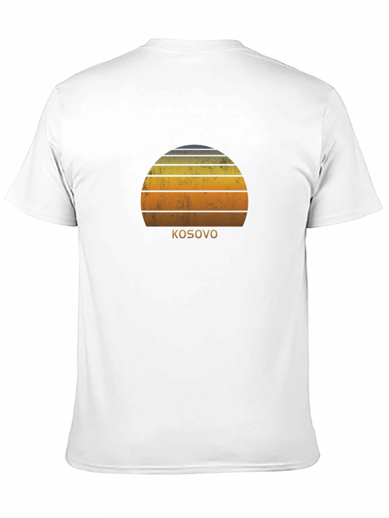 Kosovo Sunset Graphic Tee - Stylish Black T-Shirt