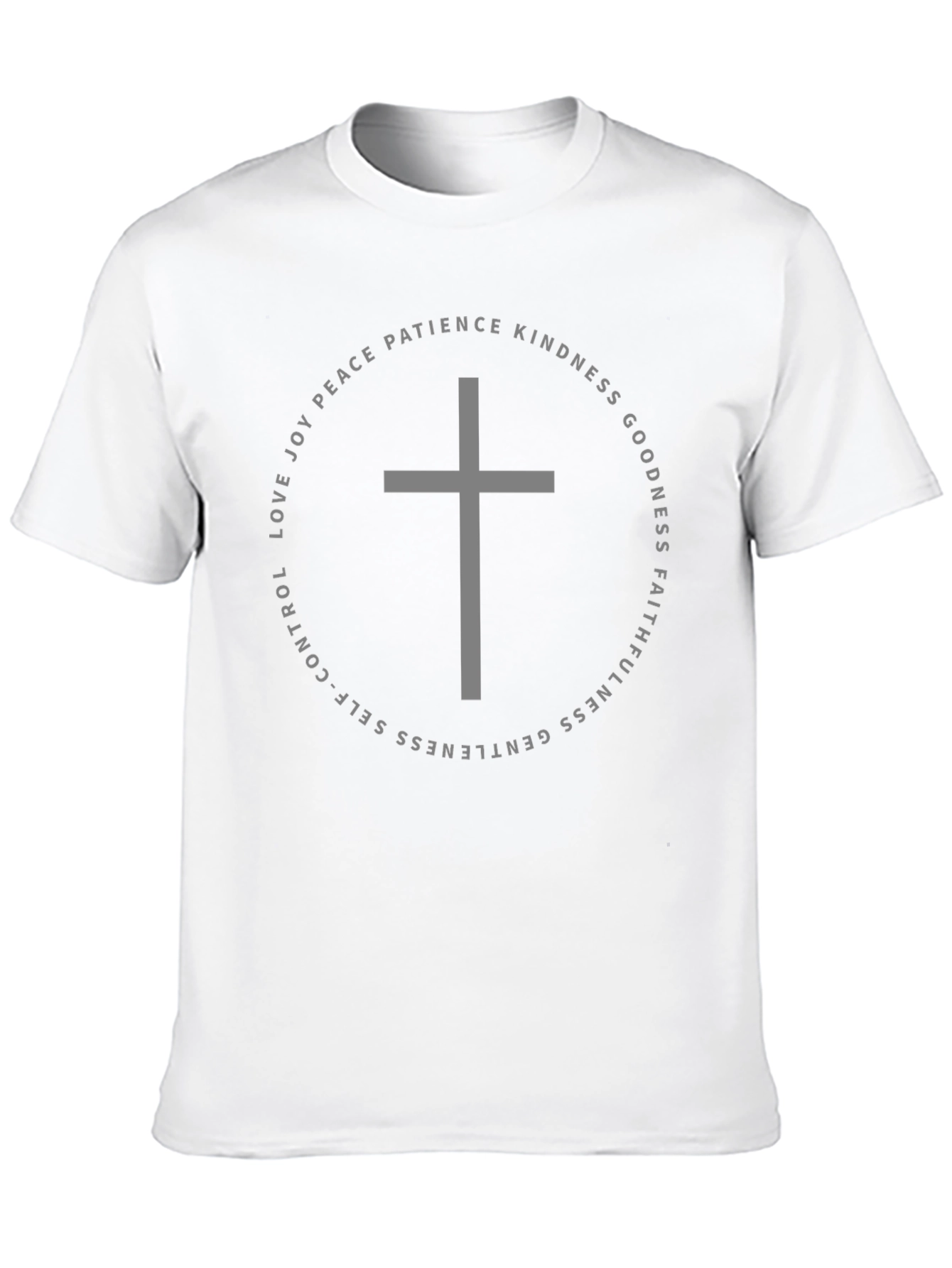 Fruits of Spirit Christian T-Shirt Black