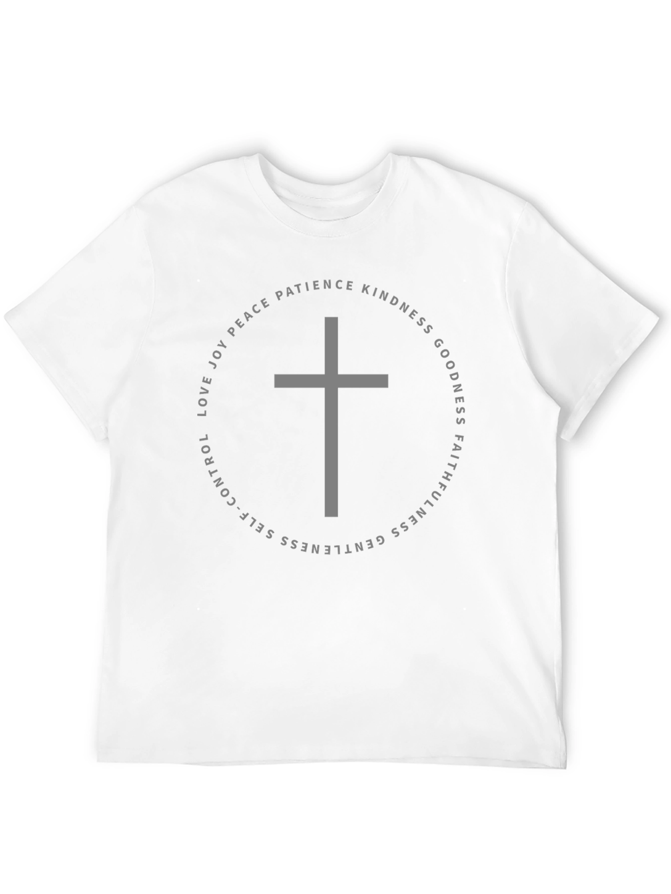 Fruits of Spirit Christian T-Shirt Black