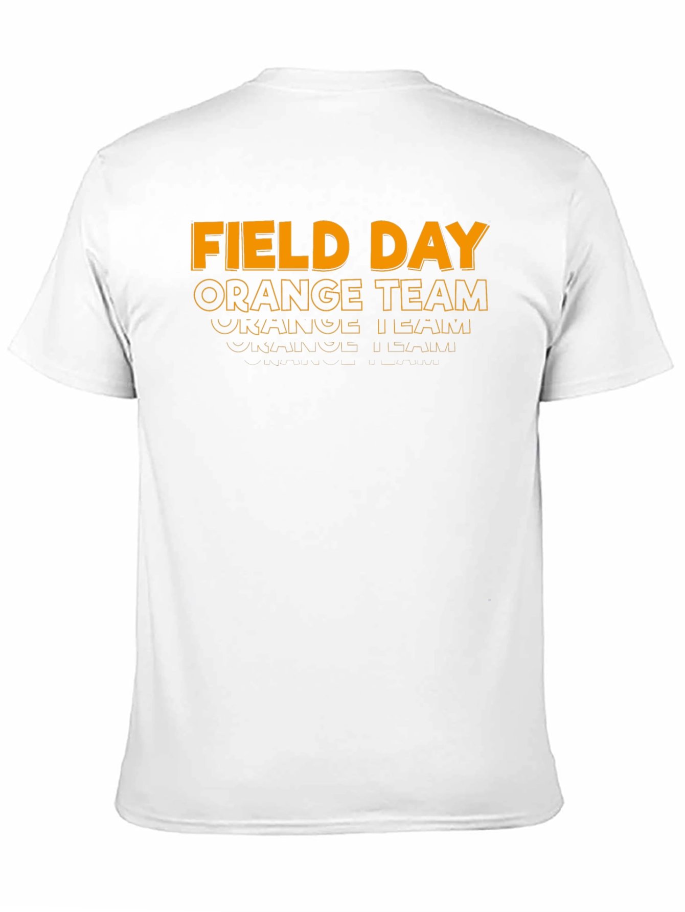 Field Day Orange Team Black T-Shirt
