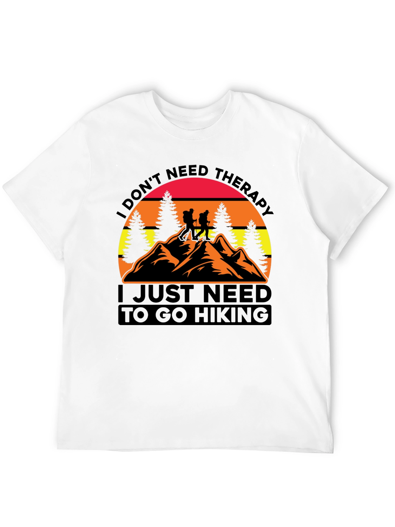 Hiking Therapy Graphic T-Shirt