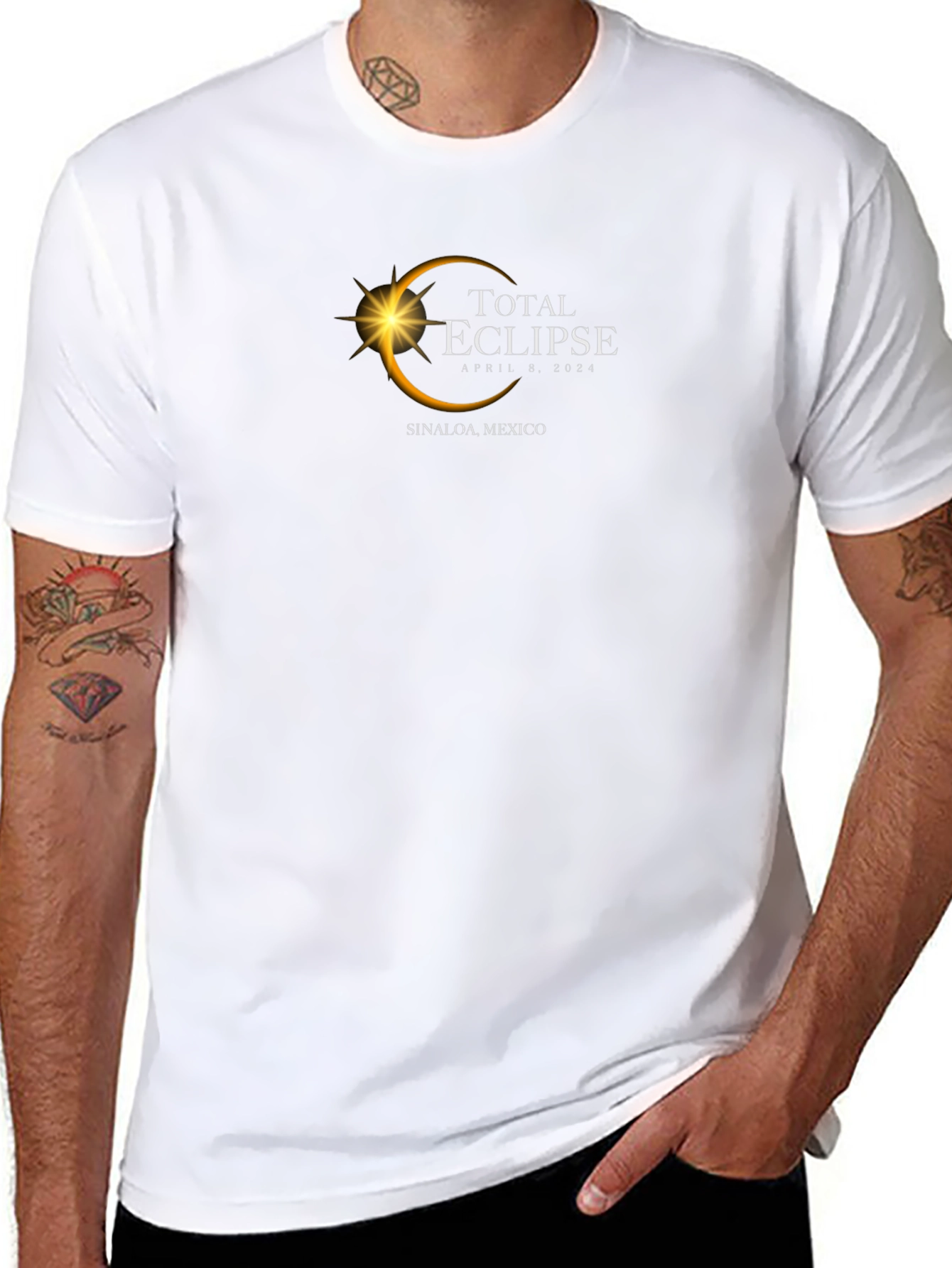Total Eclipse Sinaloa Mexico April 8 2024 T-Shirt