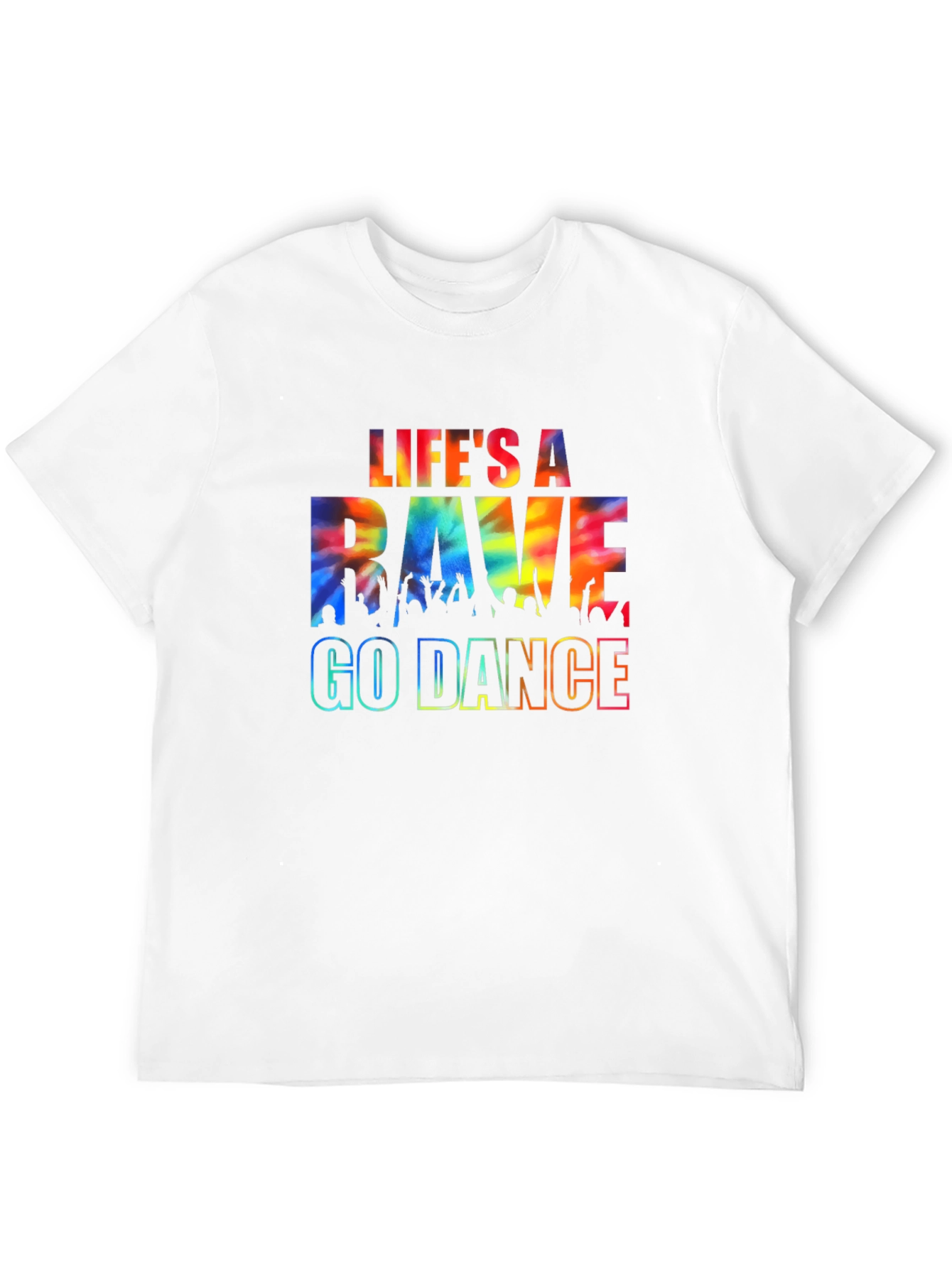 Lifes a Rave - Go Dance Black Graphic Tee