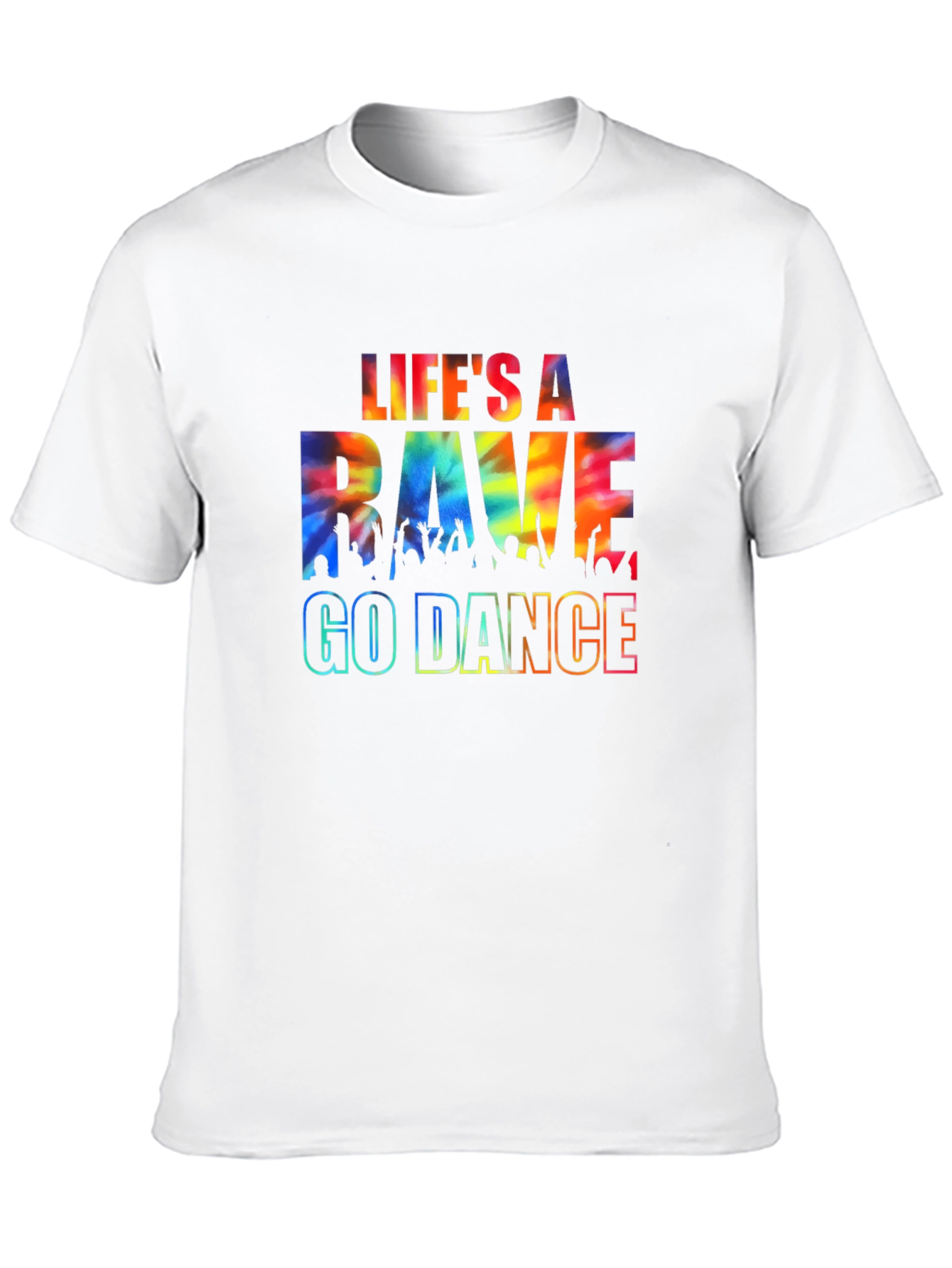Lifes a Rave - Go Dance Black Graphic Tee