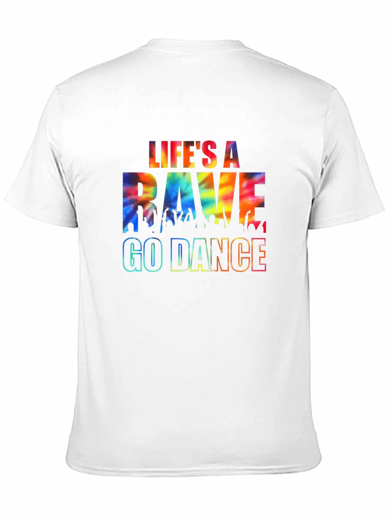 Lifes a Rave - Go Dance Black Graphic Tee