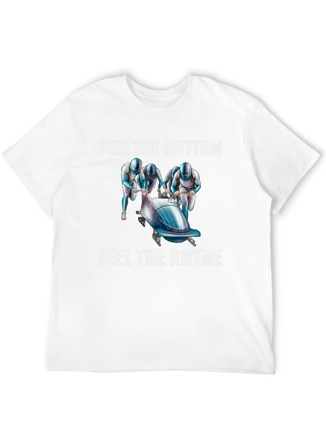 Feel The Rhythm Bobsled T-Shirt