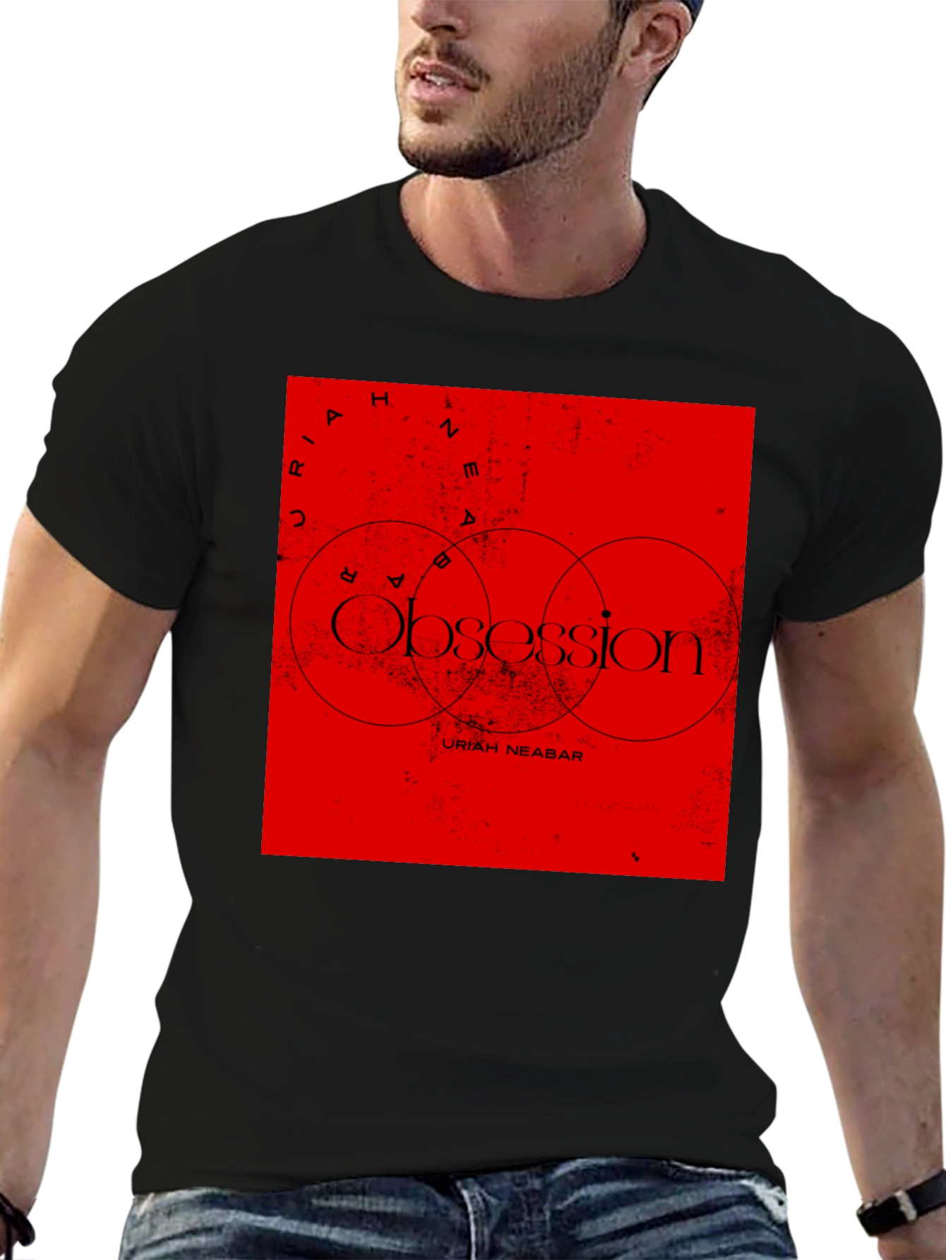 Uriah Nearbar Obsession T-Shirt - Red Graphic Tee