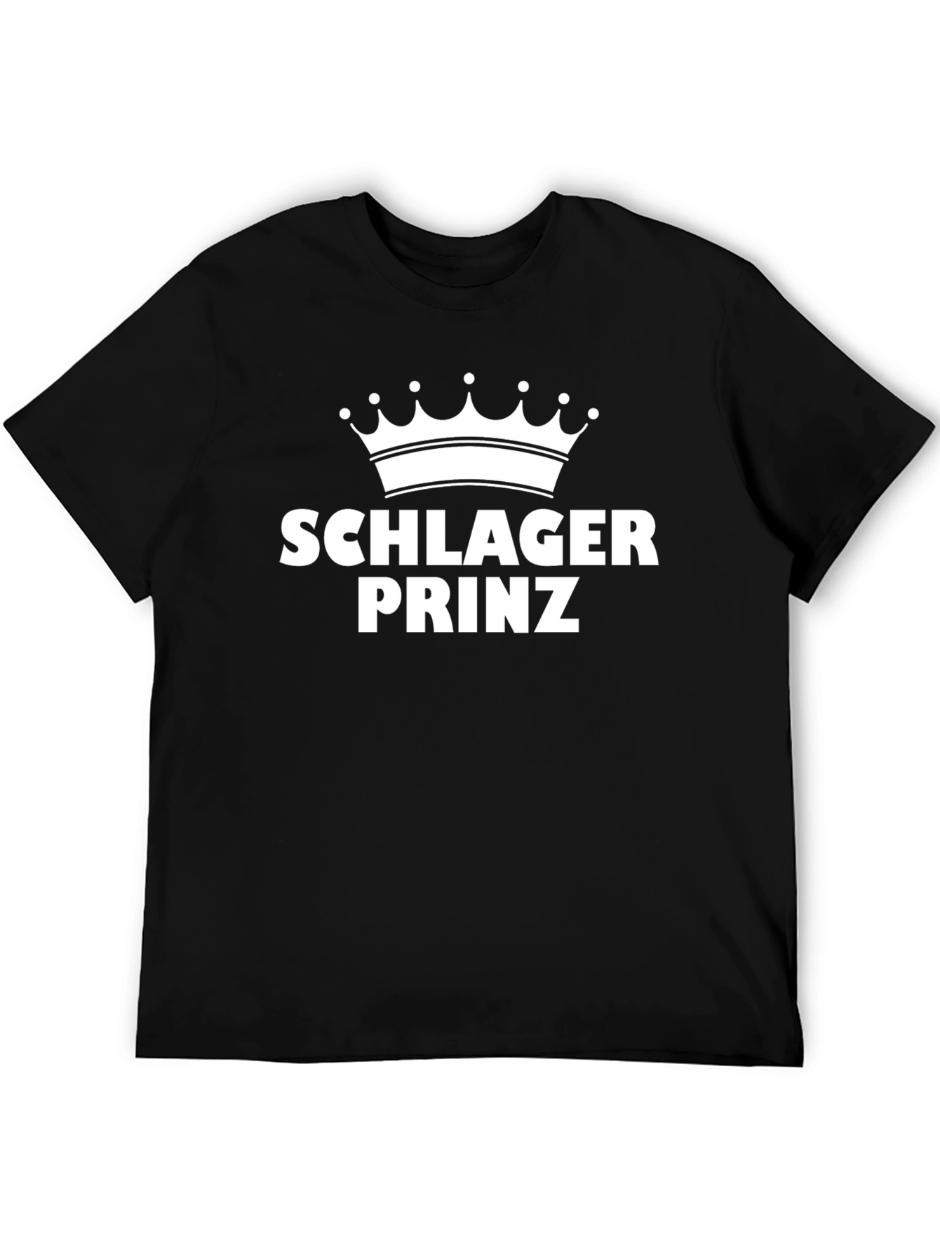 Schlager Prinz Black T-Shirt