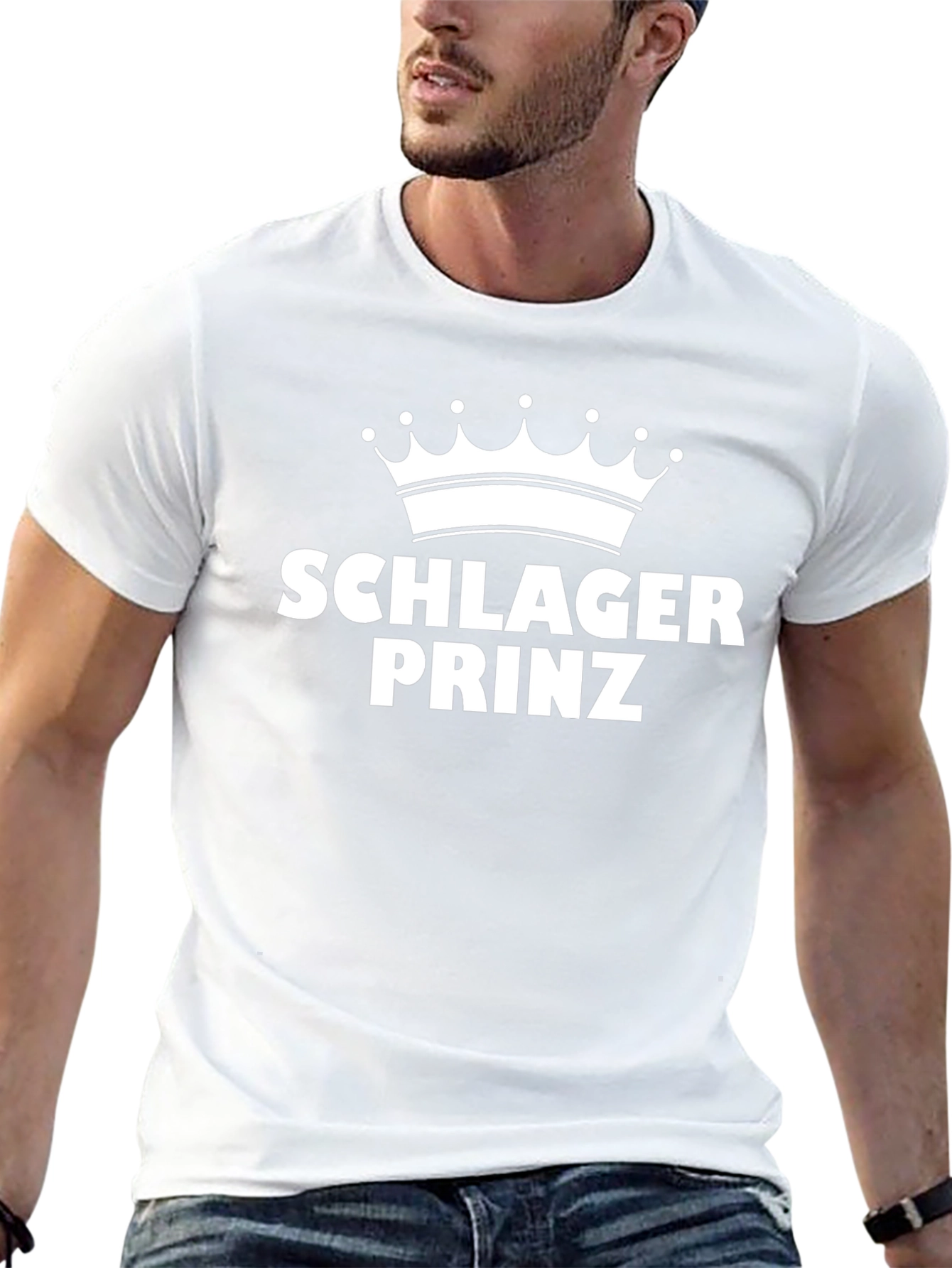 Schlager Prinz Black T-Shirt