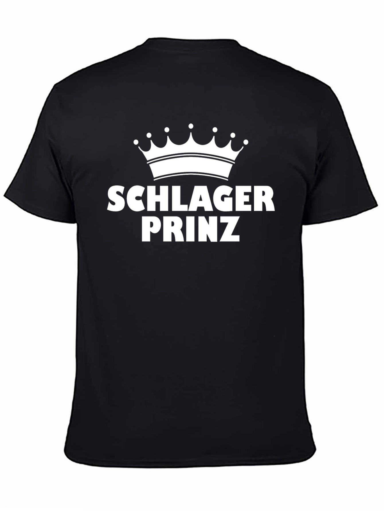 Schlager Prinz Black T-Shirt