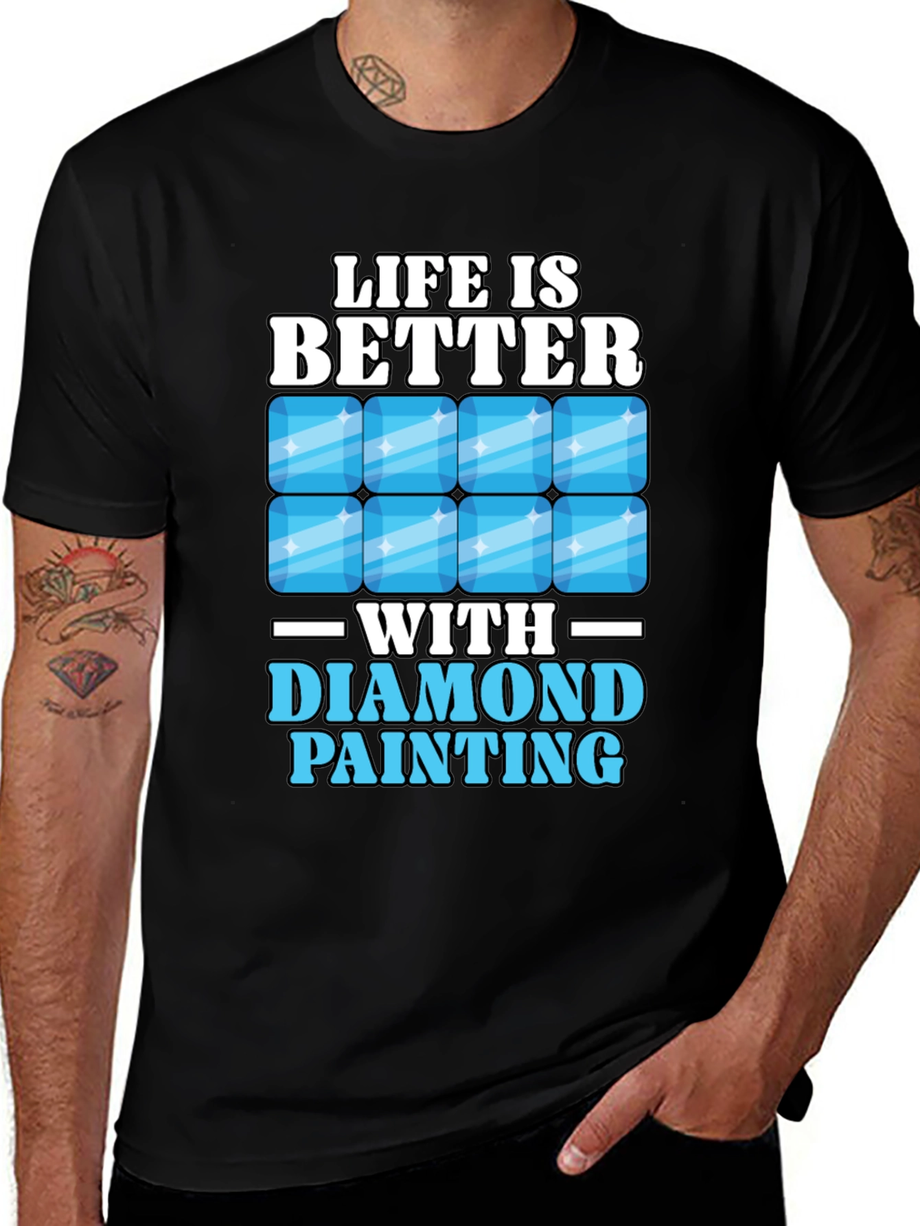 Life is Better with Diamond Painting T-Shirt