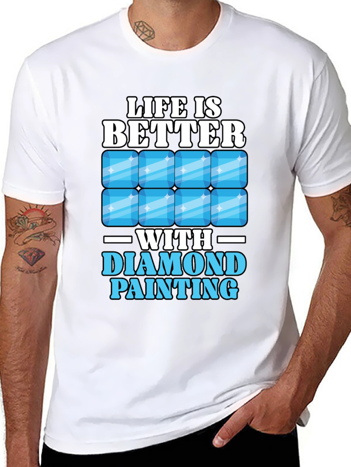 Life is Better with Diamond Painting T-Shirt