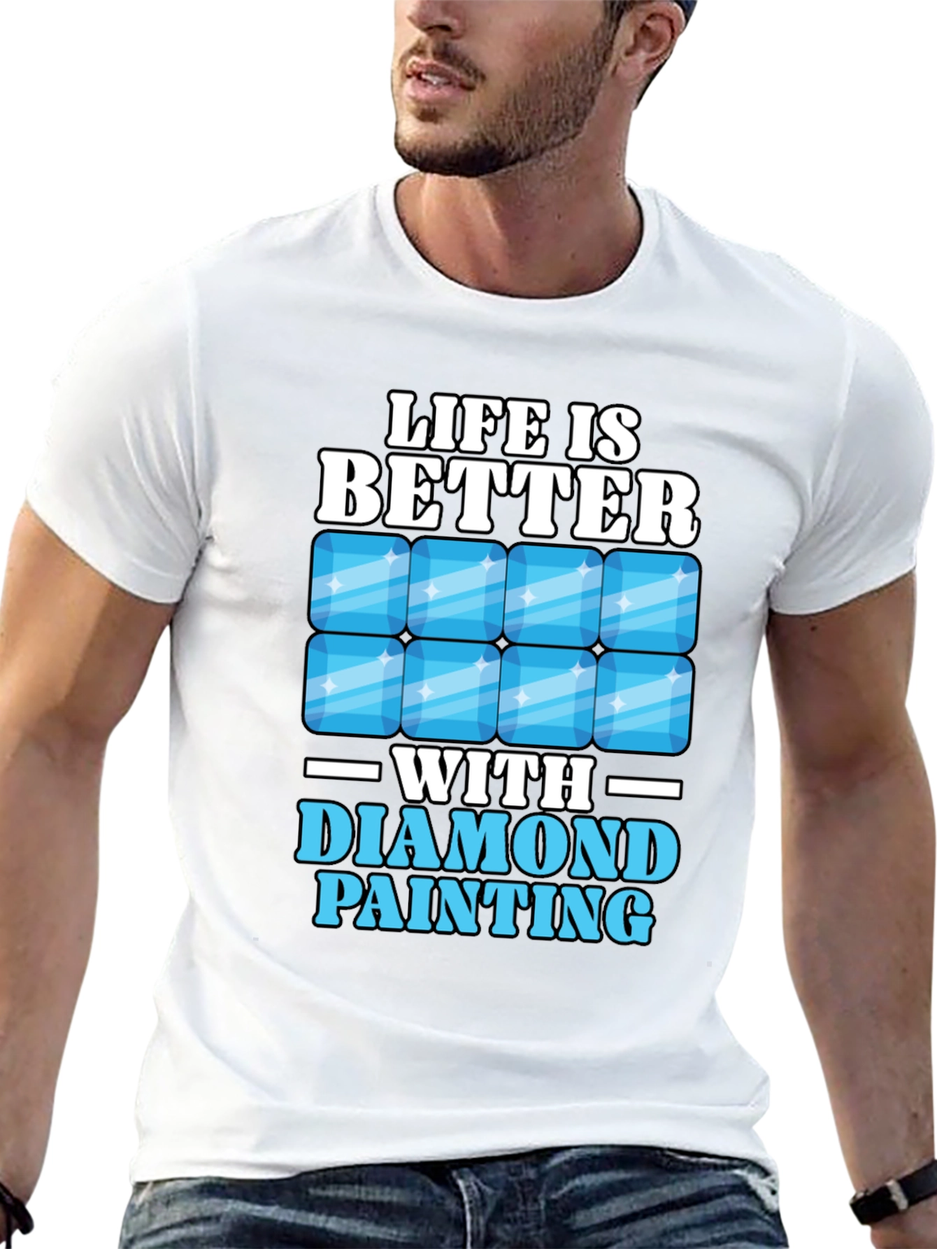 Life is Better with Diamond Painting T-Shirt