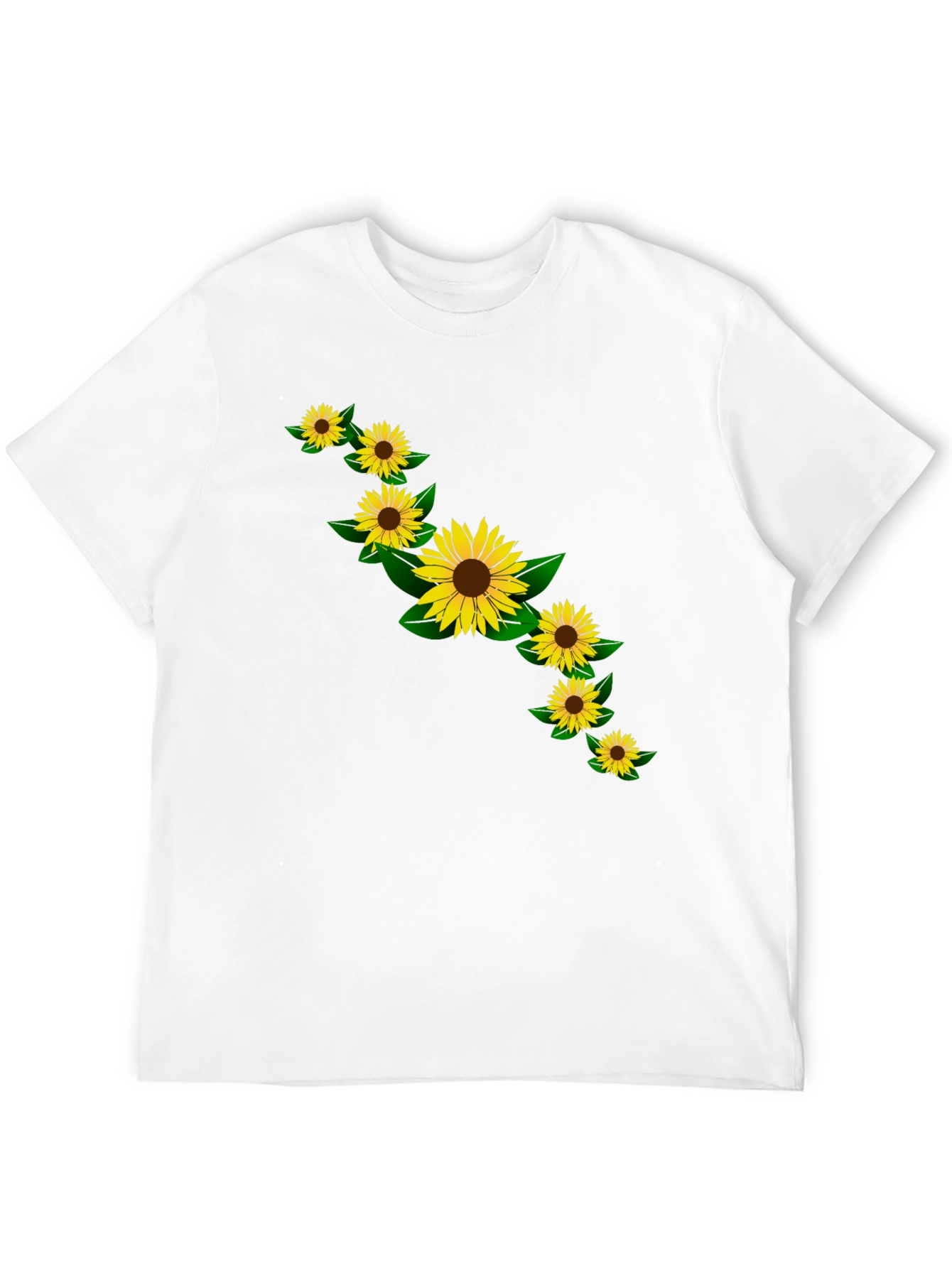 Sunflower Graphic Black T-Shirt