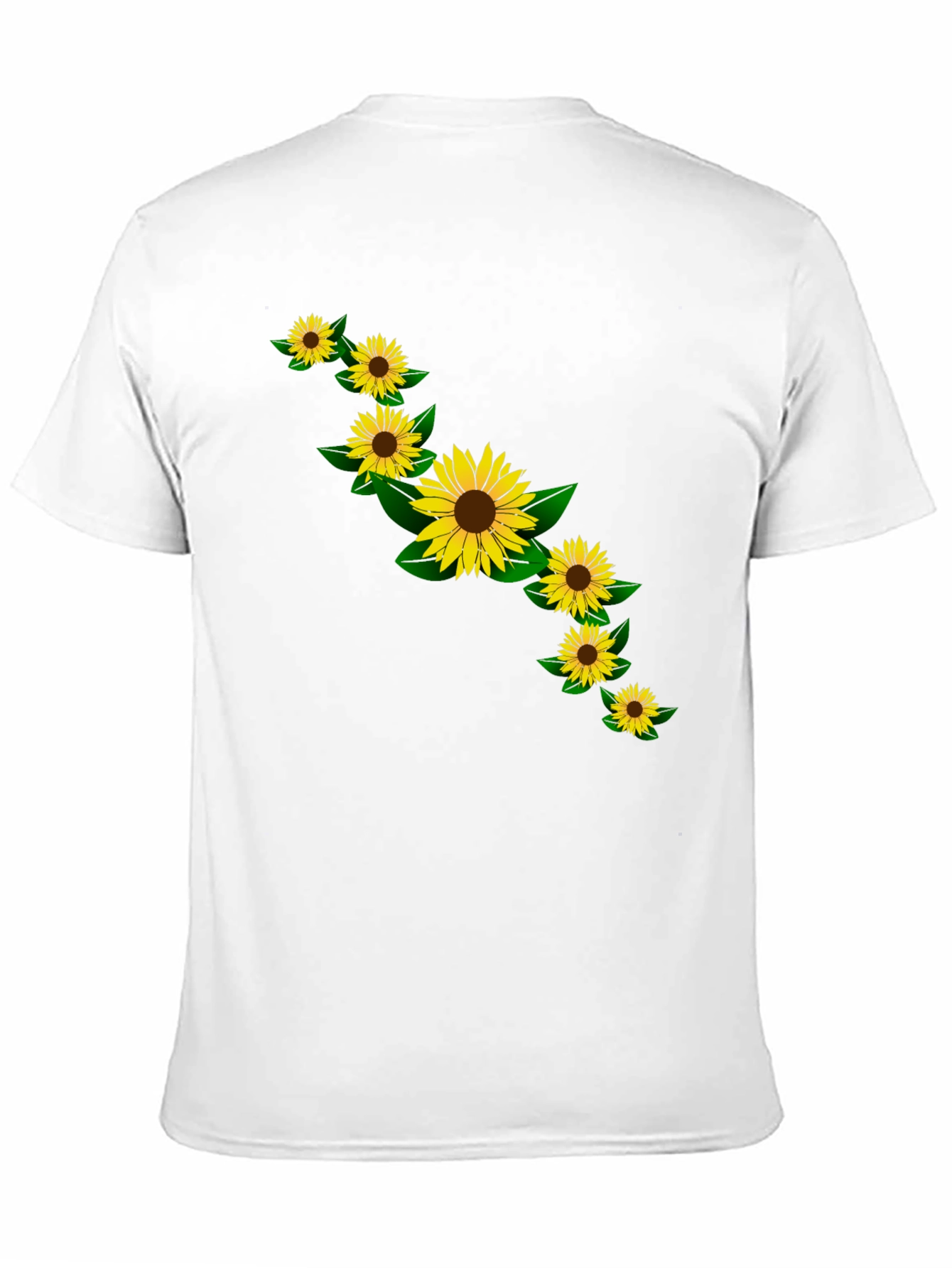 Sunflower Graphic Black T-Shirt