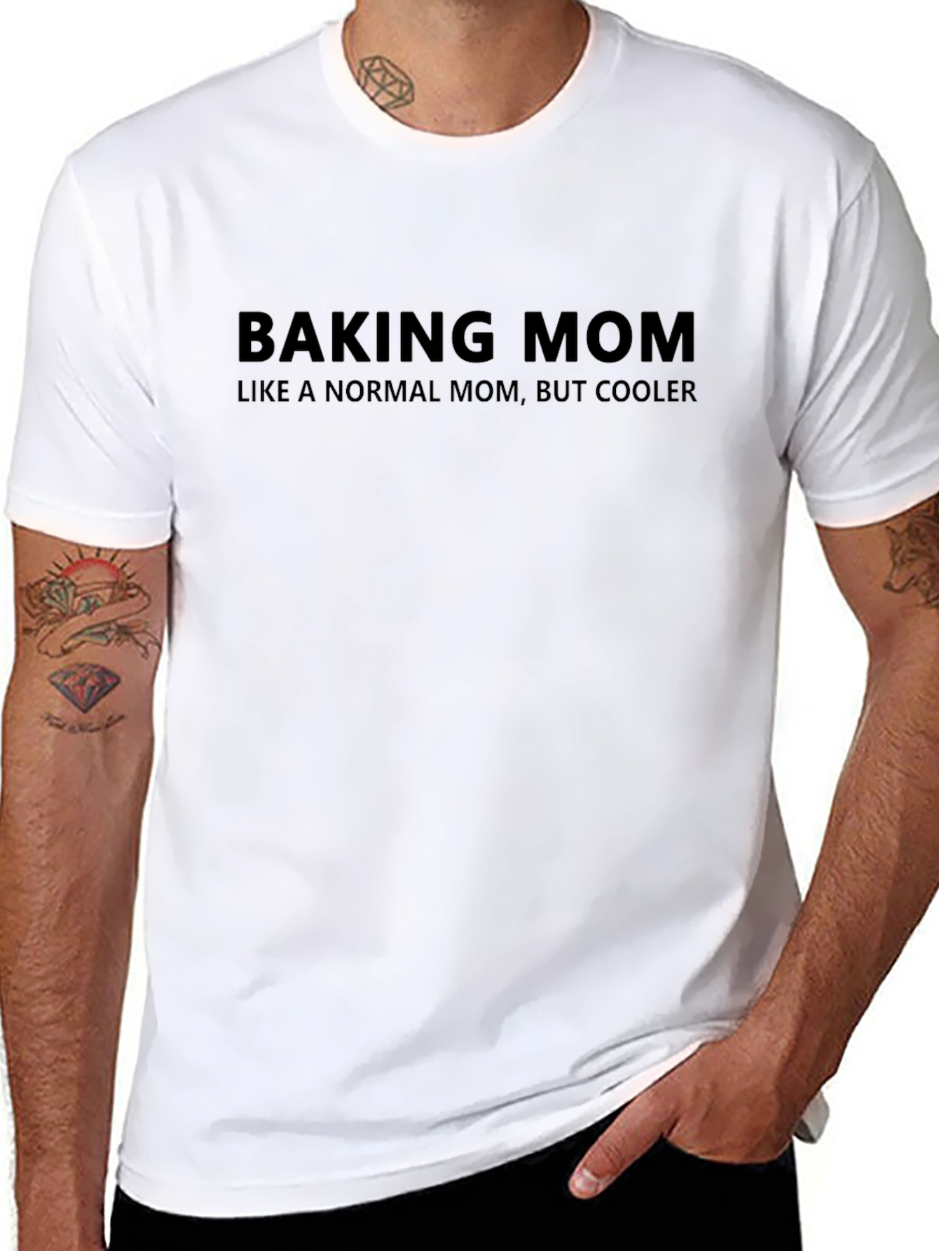 Baking Mom Graphic Tee - Cool Mom Shirt