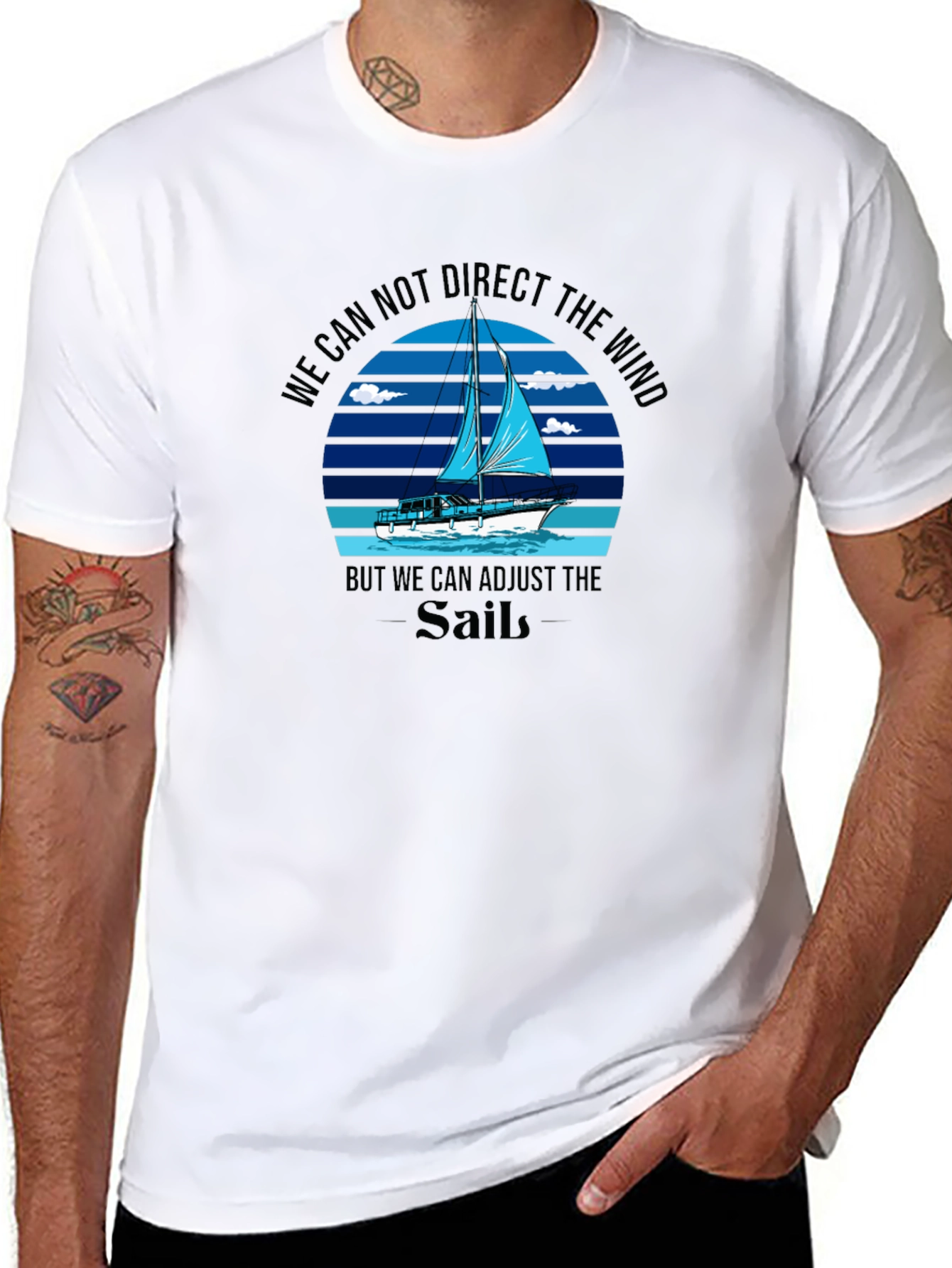 Sailing T-Shirt - Adjust the Sail