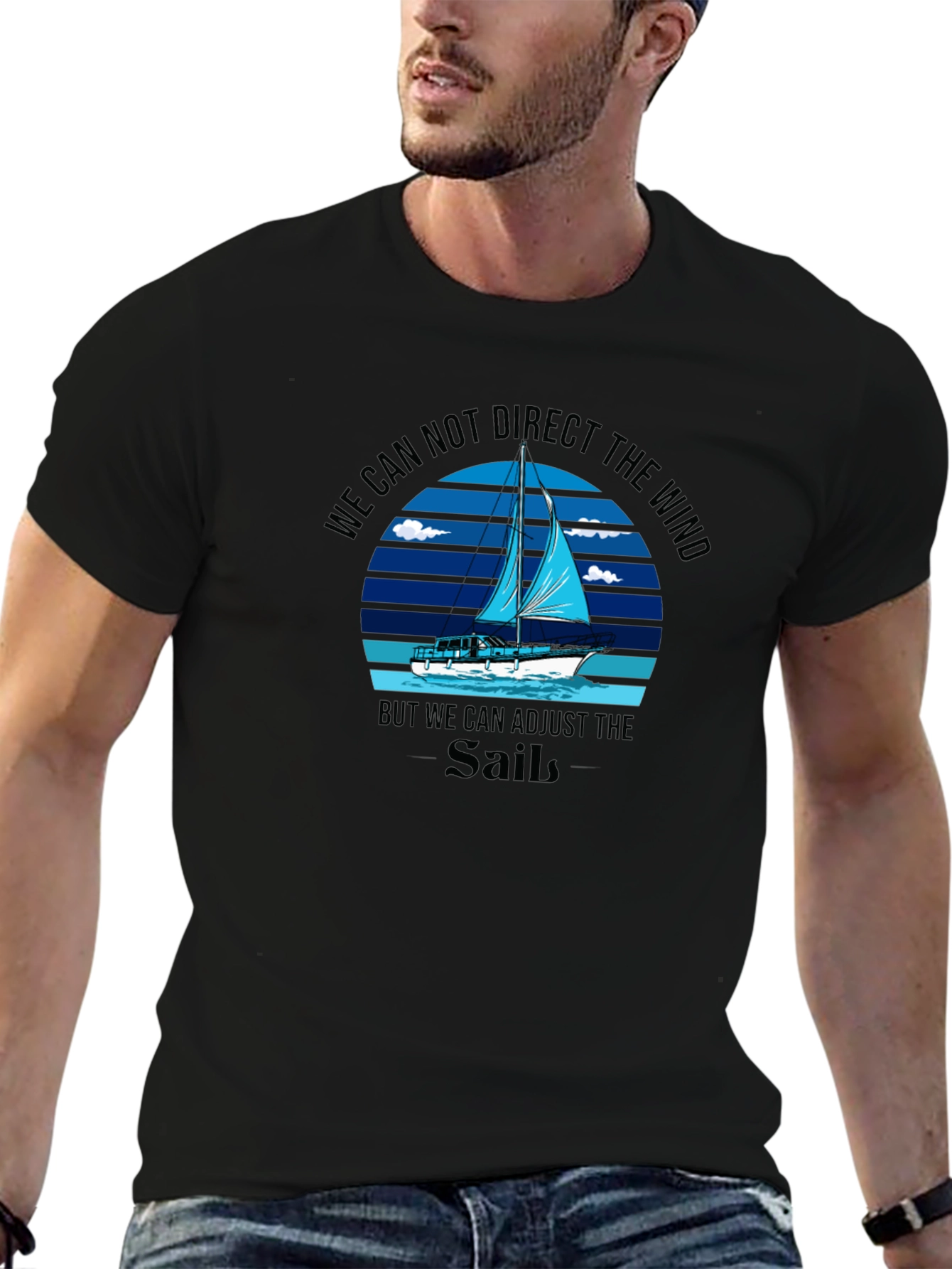 Sailing T-Shirt - Adjust the Sail