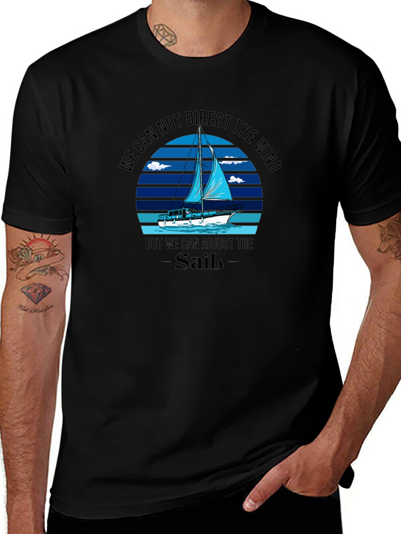 Sailing T-Shirt - Adjust the Sail