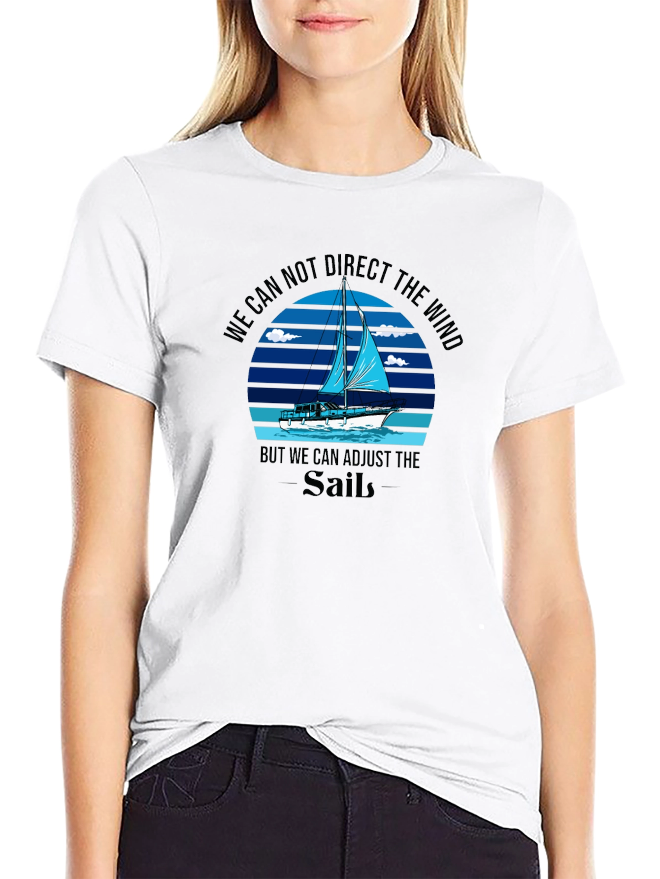 Sailing T-Shirt - Adjust the Sail