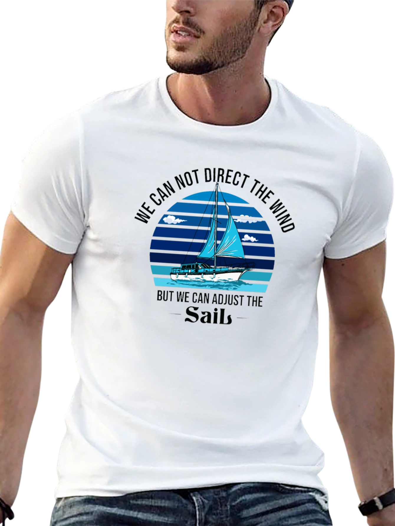 Sailing T-Shirt - Adjust the Sail