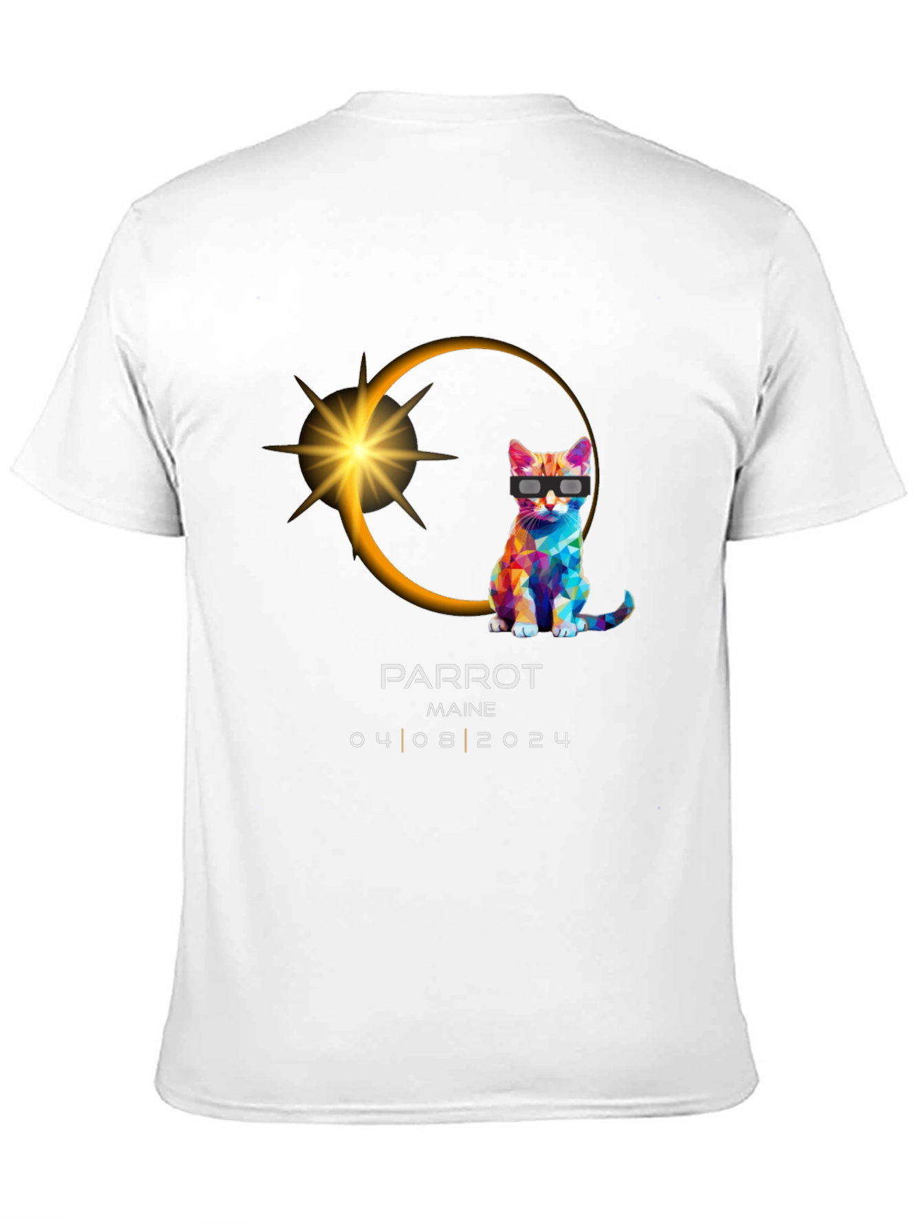 Parrot Maine Eclipse 2024 T-Shirt