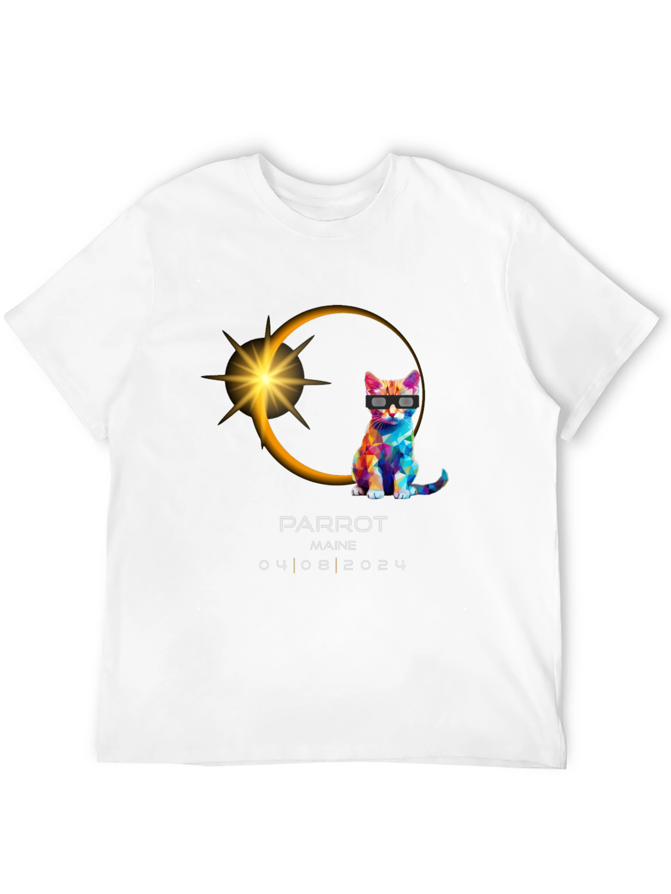 Parrot Maine Eclipse 2024 T-Shirt