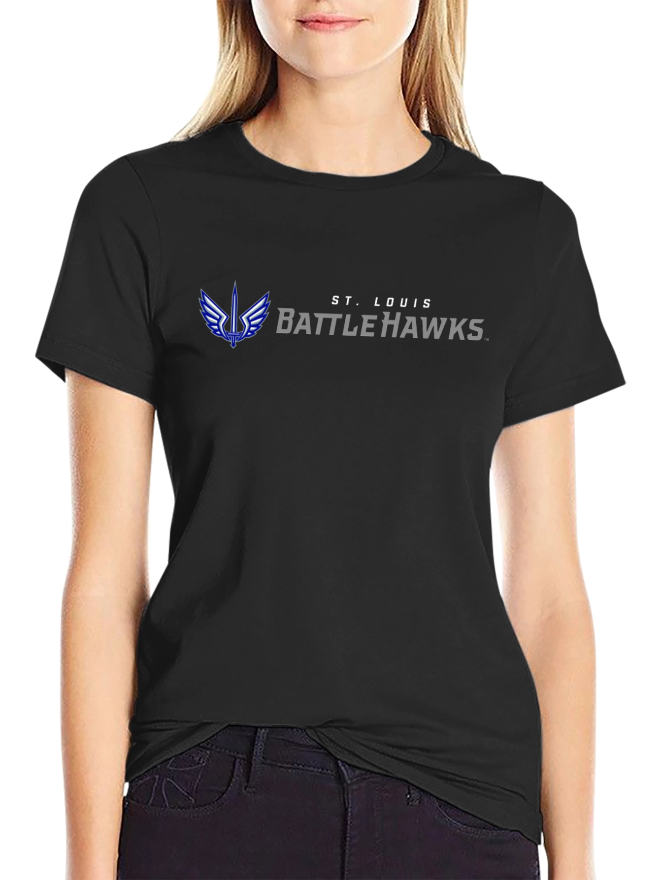 St. Louis Battlehawks Black T-Shirt